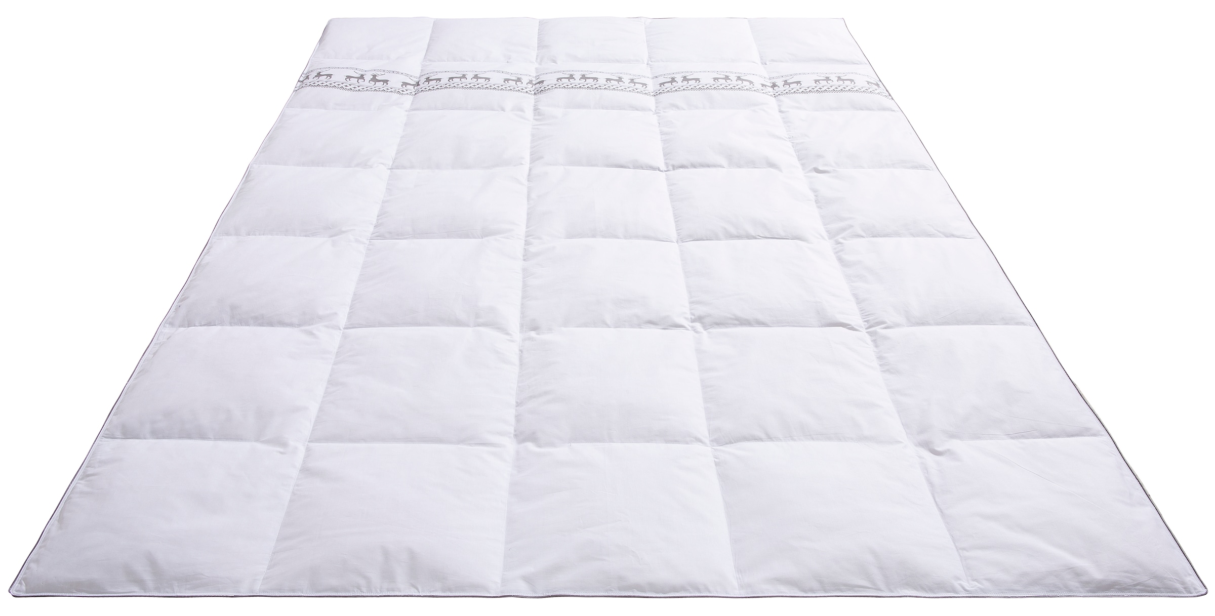 Älgdröm Daunenbettdecke + Kopfkissen »Sorsele«, (Spar-Set), Bettdecken-Set mit Kopfkissen, Bettdecke 135x200, weitere Wärmeklassen erhältlich
