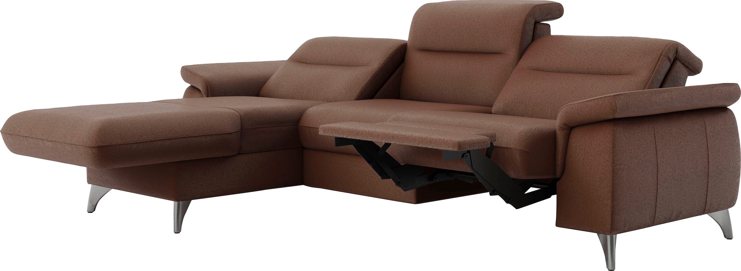 sit&more Ecksofa »Astoria L-Form«, wahlweise mit motorischer Relaxfunktion