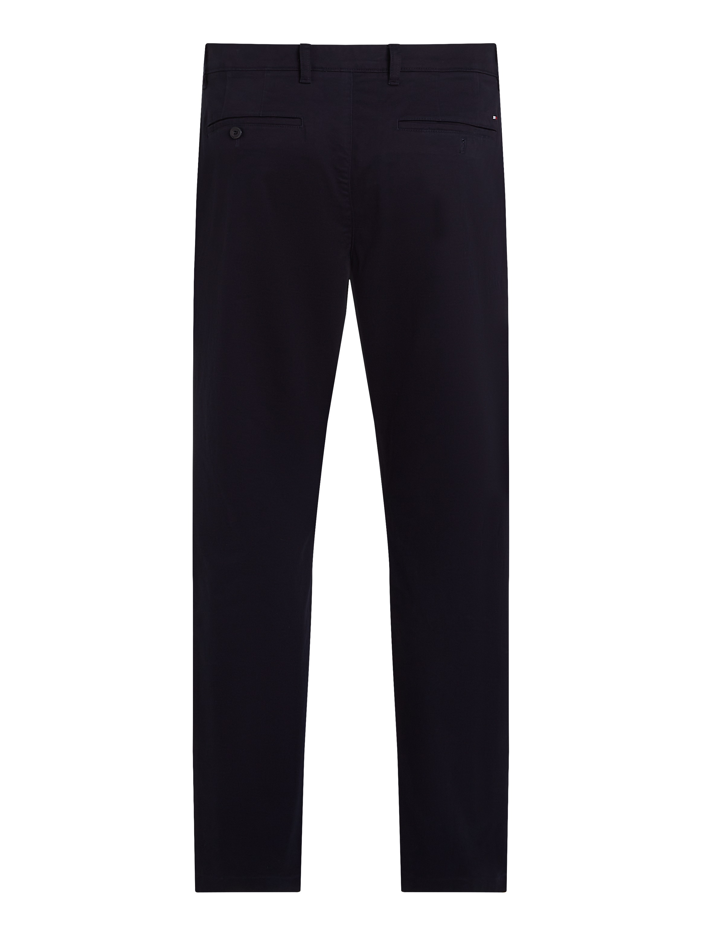 Tommy Hilfiger Chinohose »DENTON CHINO SATIN«, mit Gesäßtaschen mit Knopf, Logostickerei