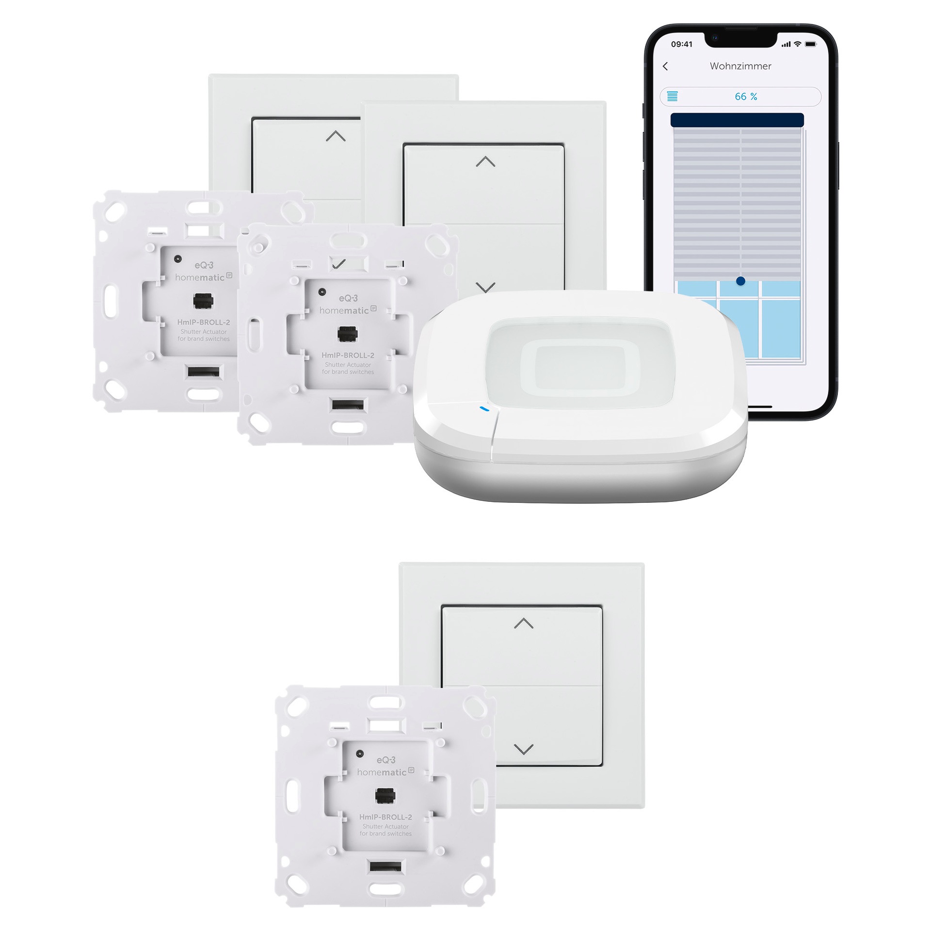 Homematic IP Smart-Home-Zubehör »Starter Set Rollladensteuerung für 3 Rolll günstig online kaufen