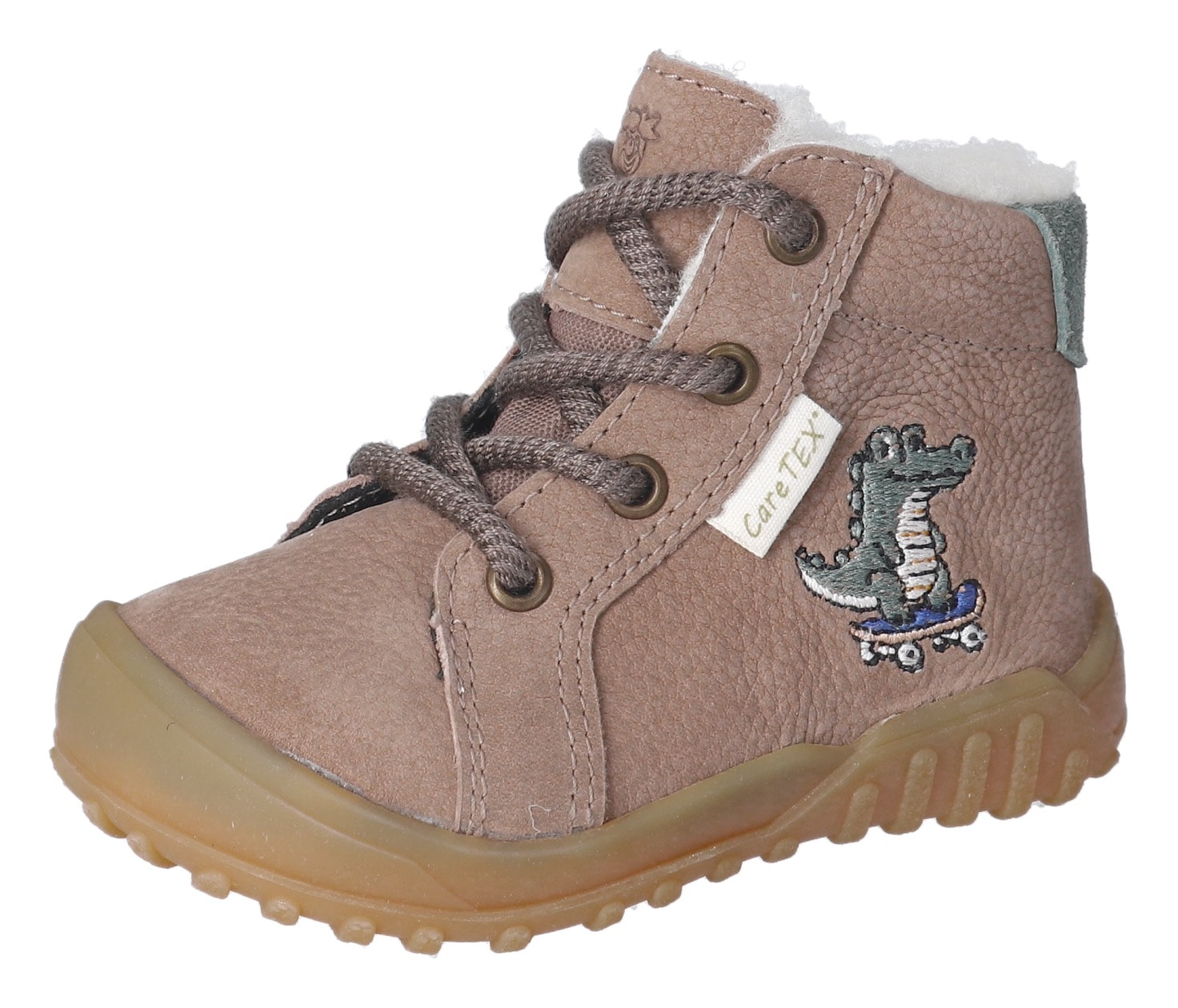 Lauflernschuh »Dusty WMS: weit«, Babystiefel, Winterschuh, Schnürstiefel mit wärmender...