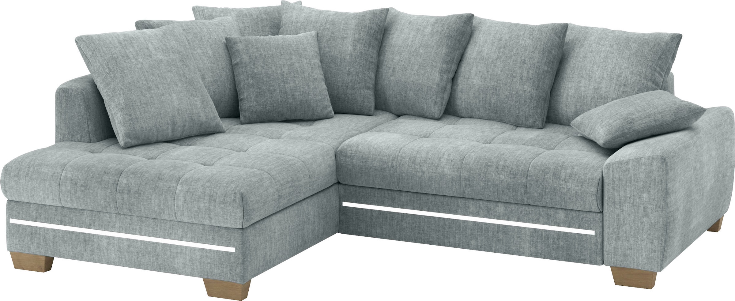 Mr. Couch Ecksofa »Nikita II, L-Form«, mit Kaltschaum, RGB-LED Beleuchtung, günstig online kaufen