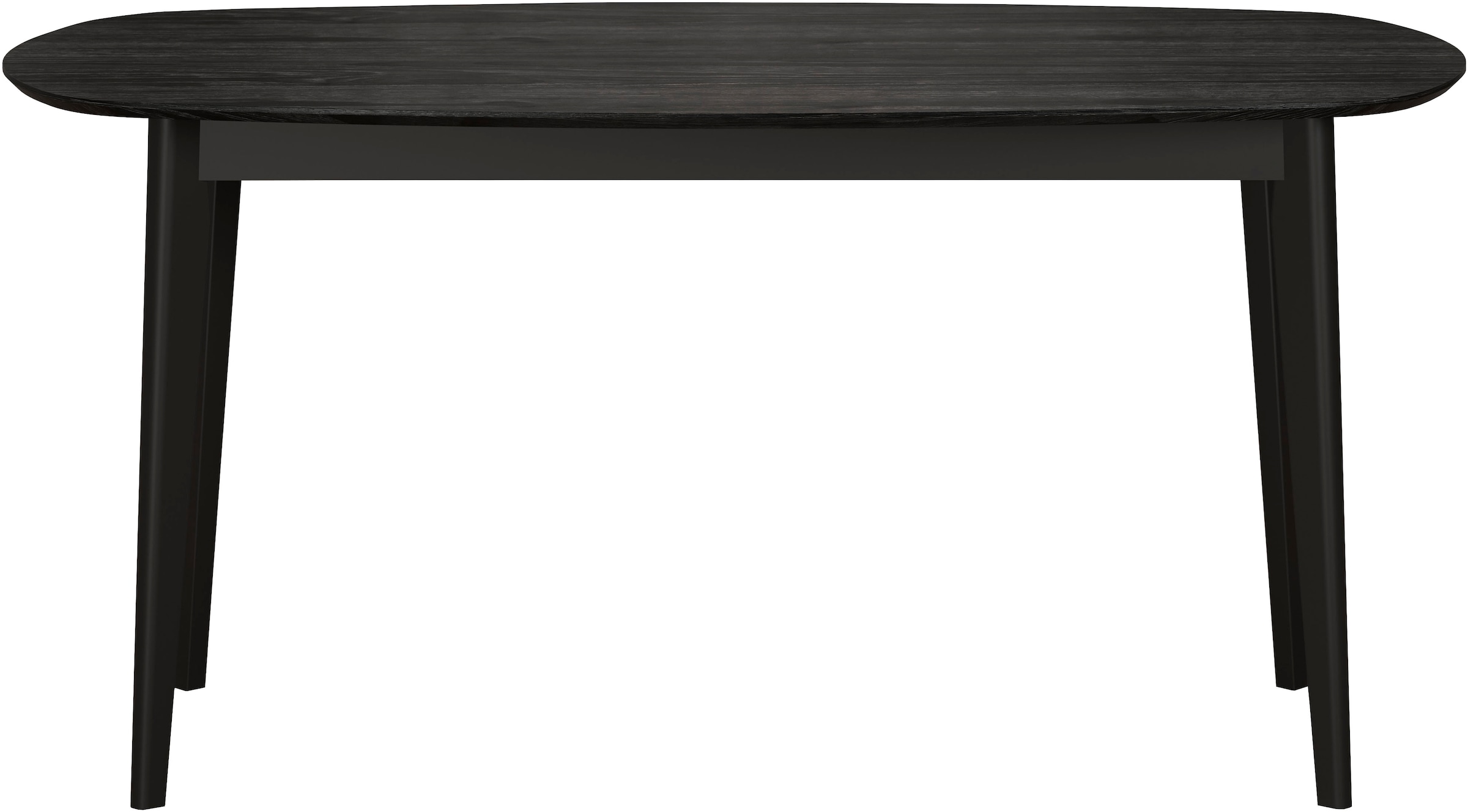 Home affaire Esstisch »Ronda« 1 Stk. tlg. Esszimmertisch oval auf Massivholzfüßen - (B/T/H) 160/90/77 cm