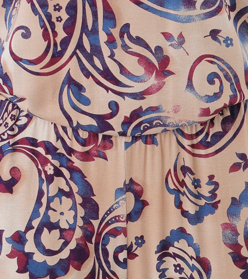 Aniston CASUAL Overall mit großflächigem Paisley-Muster im Batik-Look - NEUE KOLLEKTION