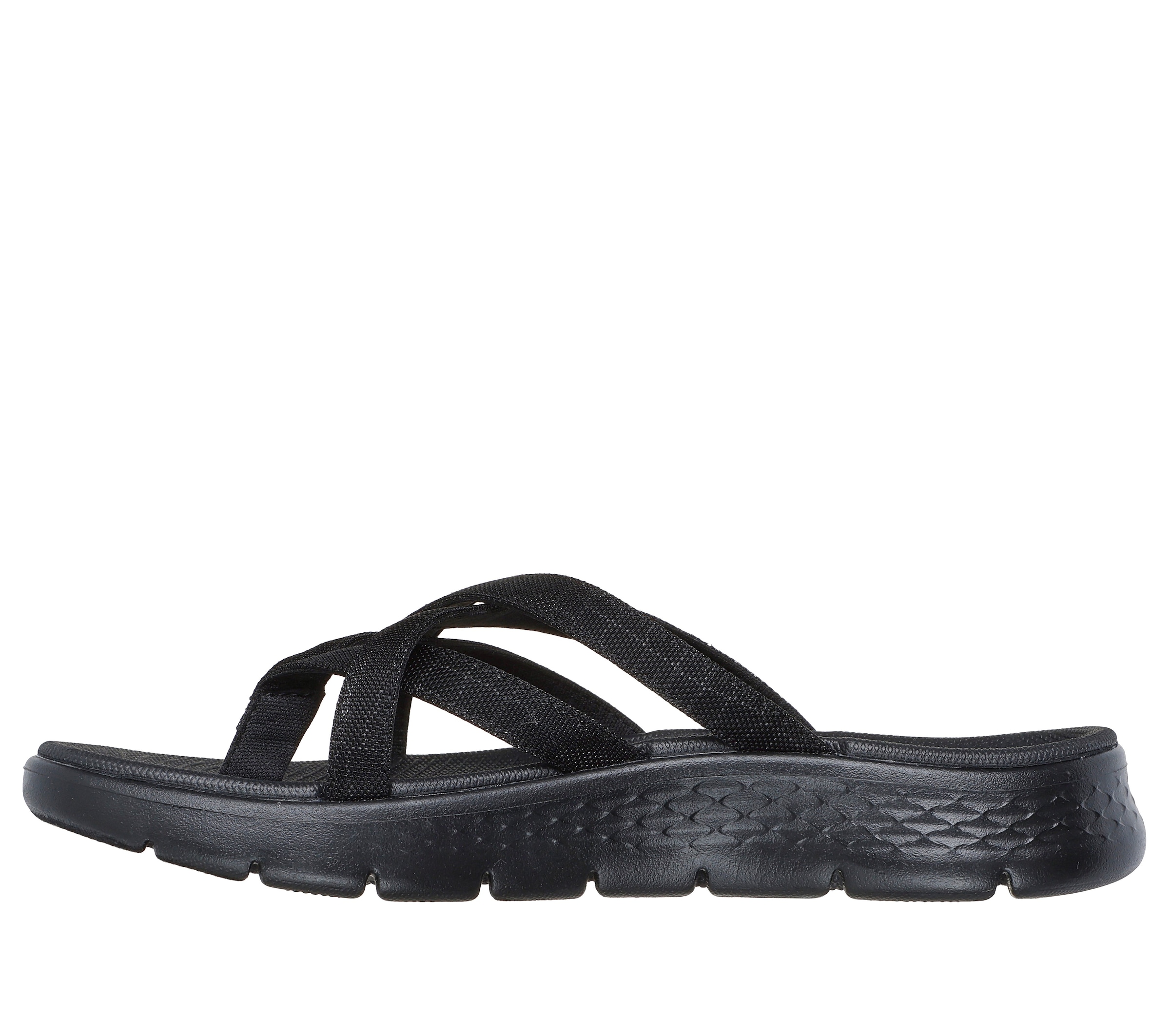 Skechers Zehentrenner »GO WALK FLEX SANDAL-SSSELENA«  Sommerschuh, Strandschuh, Sandale, Badeschuh mit Komfortfußbett