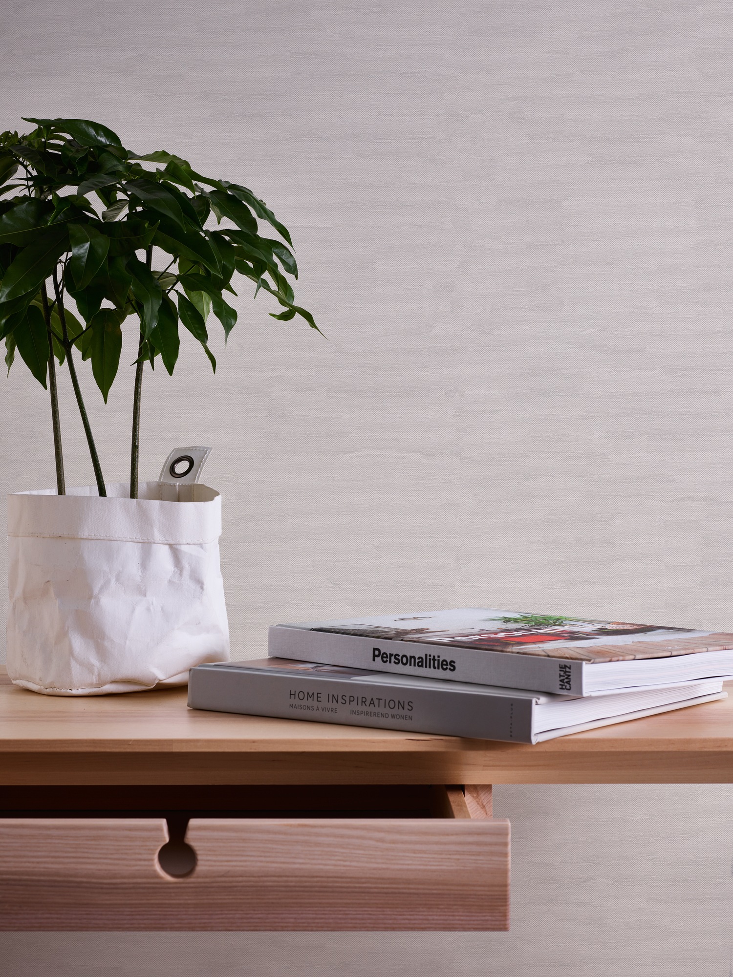 A.S. Création Vliestapete »Unitapete Ginko«, matt-gemustert-neutral, Tapete einfarbig Tapeten Wohnzimmer Schlafzimmer Küche modern Design