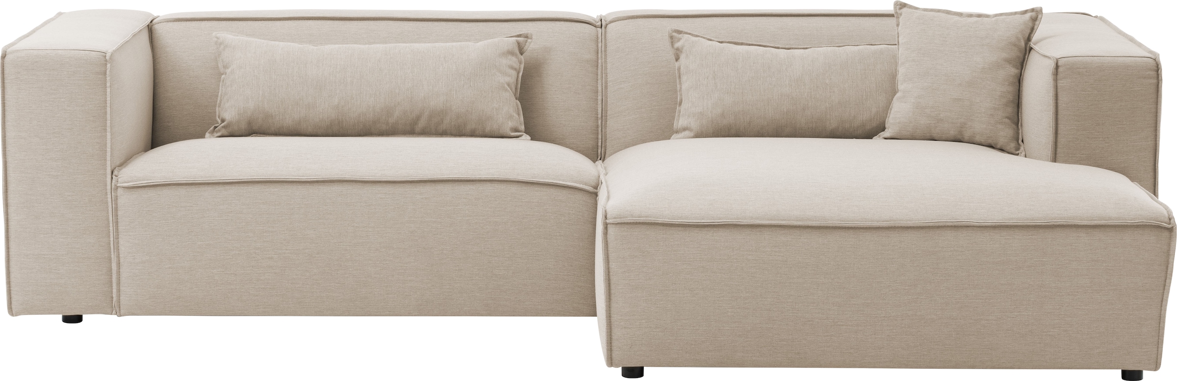 LeGer Home by Lena Gercke Ecksofa »PIARA mit Kedernaht in Cord oder Leineno günstig online kaufen