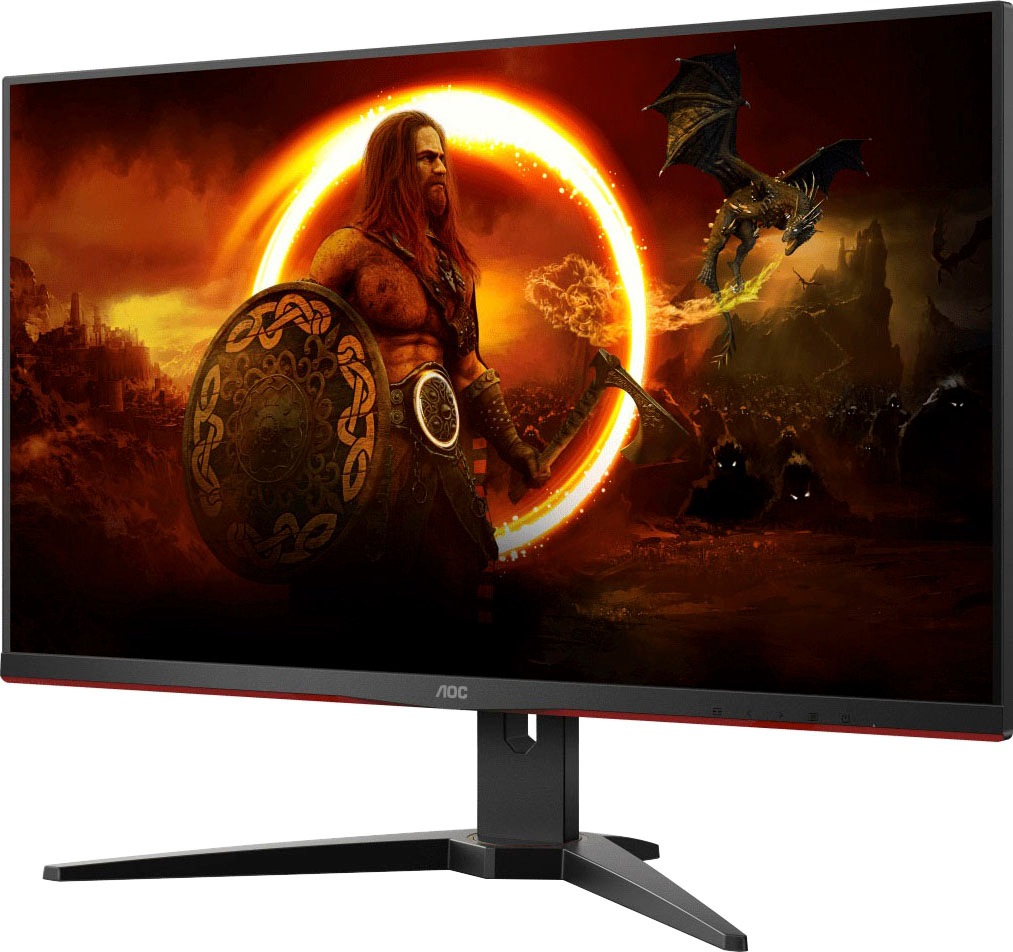 AOC LED-Monitor »U28G2AE/BK«, 71 cm/28 Zoll, 3840 x 2160 px, 4K Ultra HD, 1 ms Reaktionszeit, 60 Hz