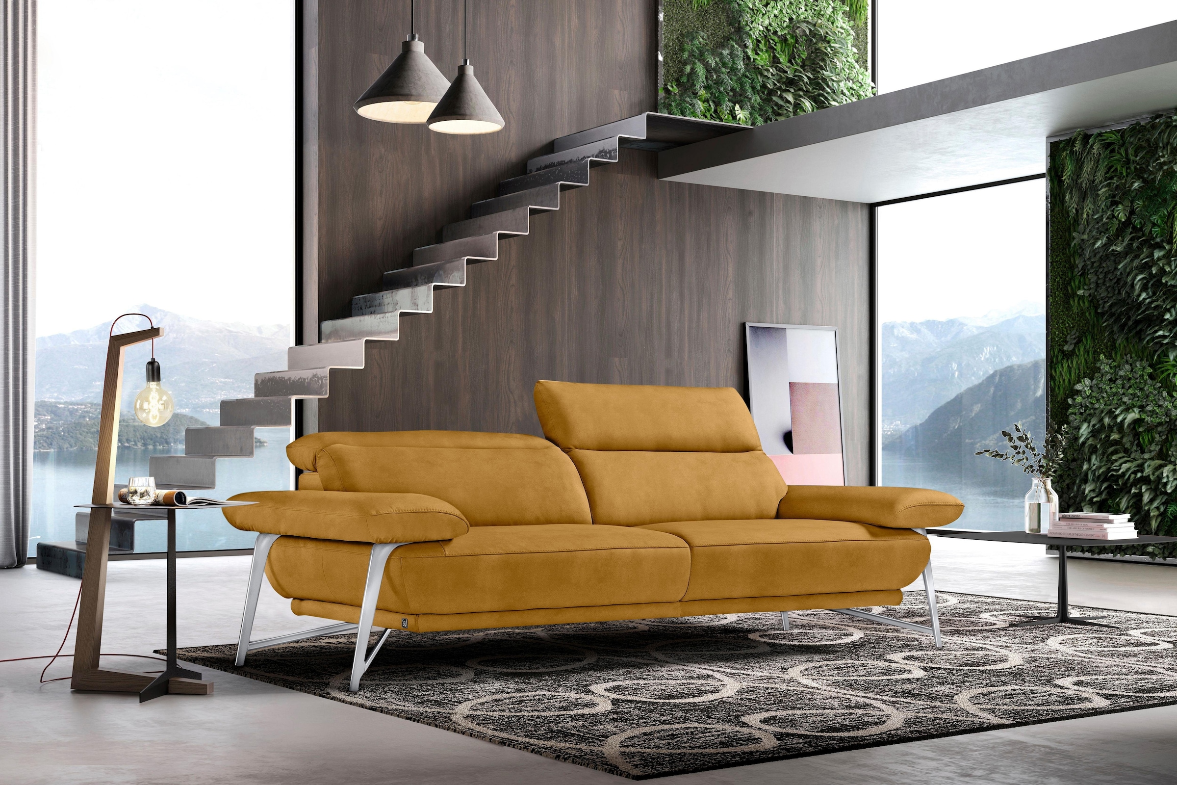 Egoitaliano 2,5-Sitzer "Anais, Designsofa mit hohem Sitzkomfort, Designfuß, günstig online kaufen