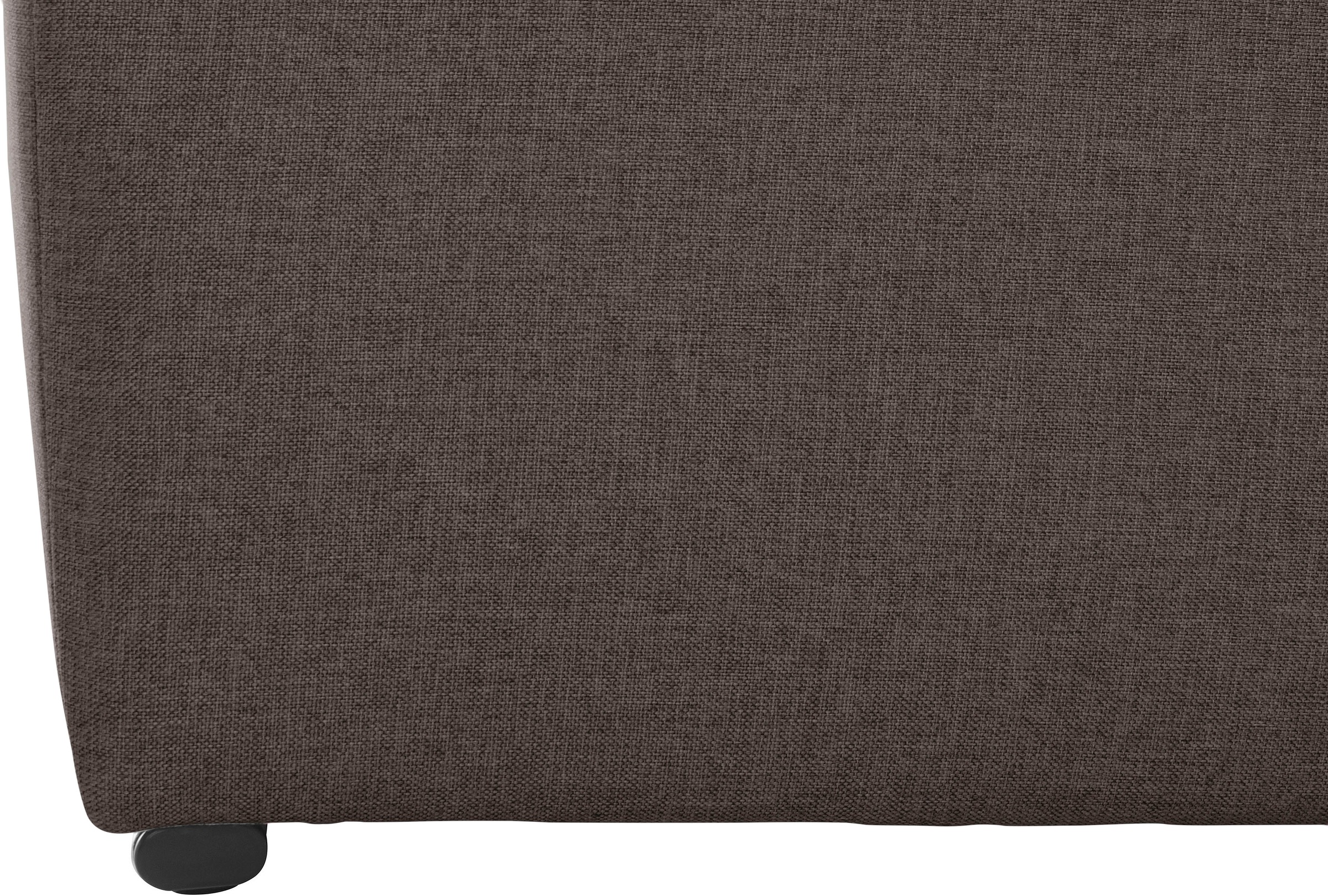 DOMO collection Ecksofa »Lagoa L-Form«, wahlweise mit Bettfunktion, frei im Raum stellbar, große Farbvielfalt
