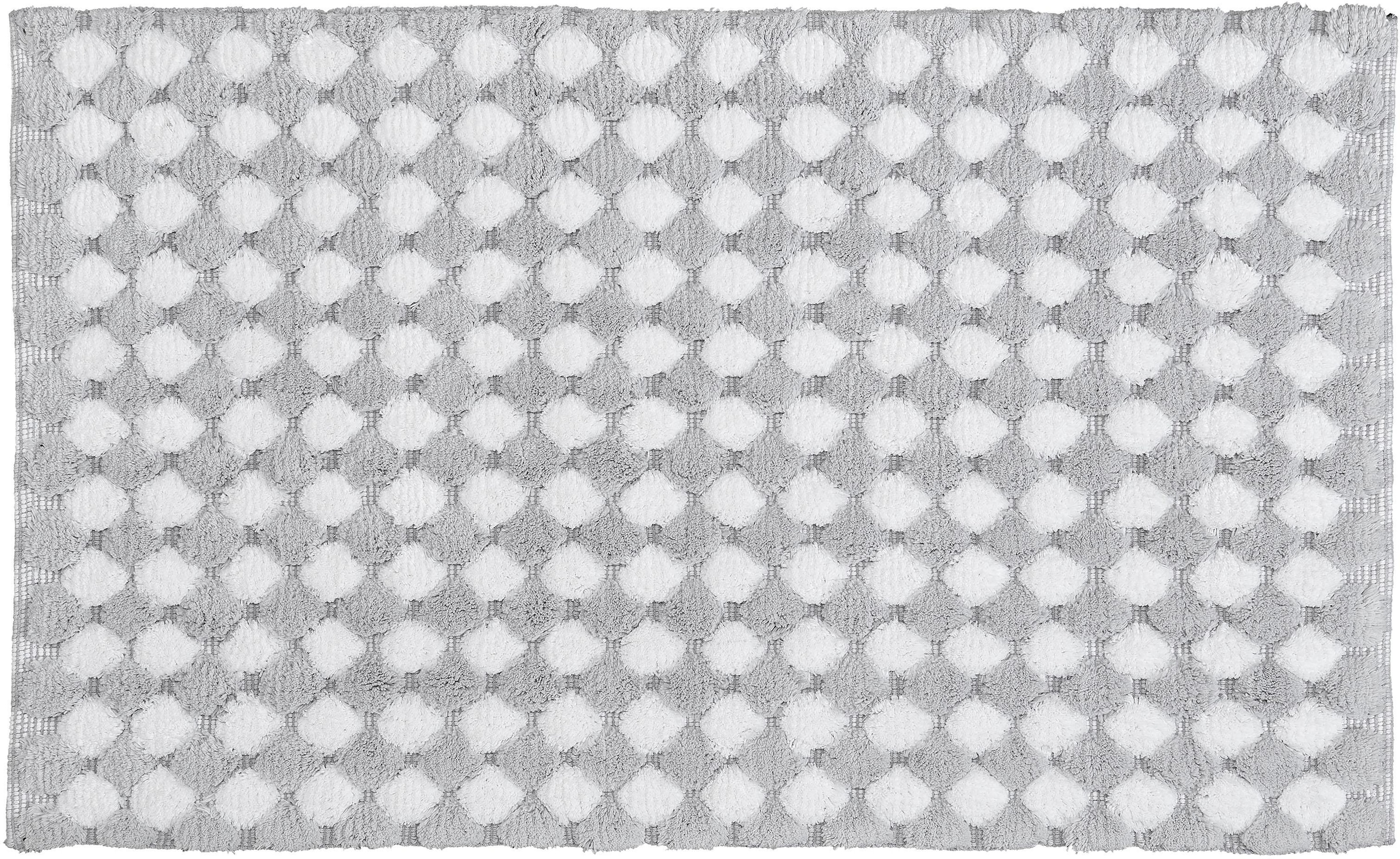 Kleine Wolke Badematte »Merida 1«, rutschhemmend beschichtet, fußbodenheizungsgeeignet, Badteppich, modernes Design, Hoch-Tief Effekt, waschbar