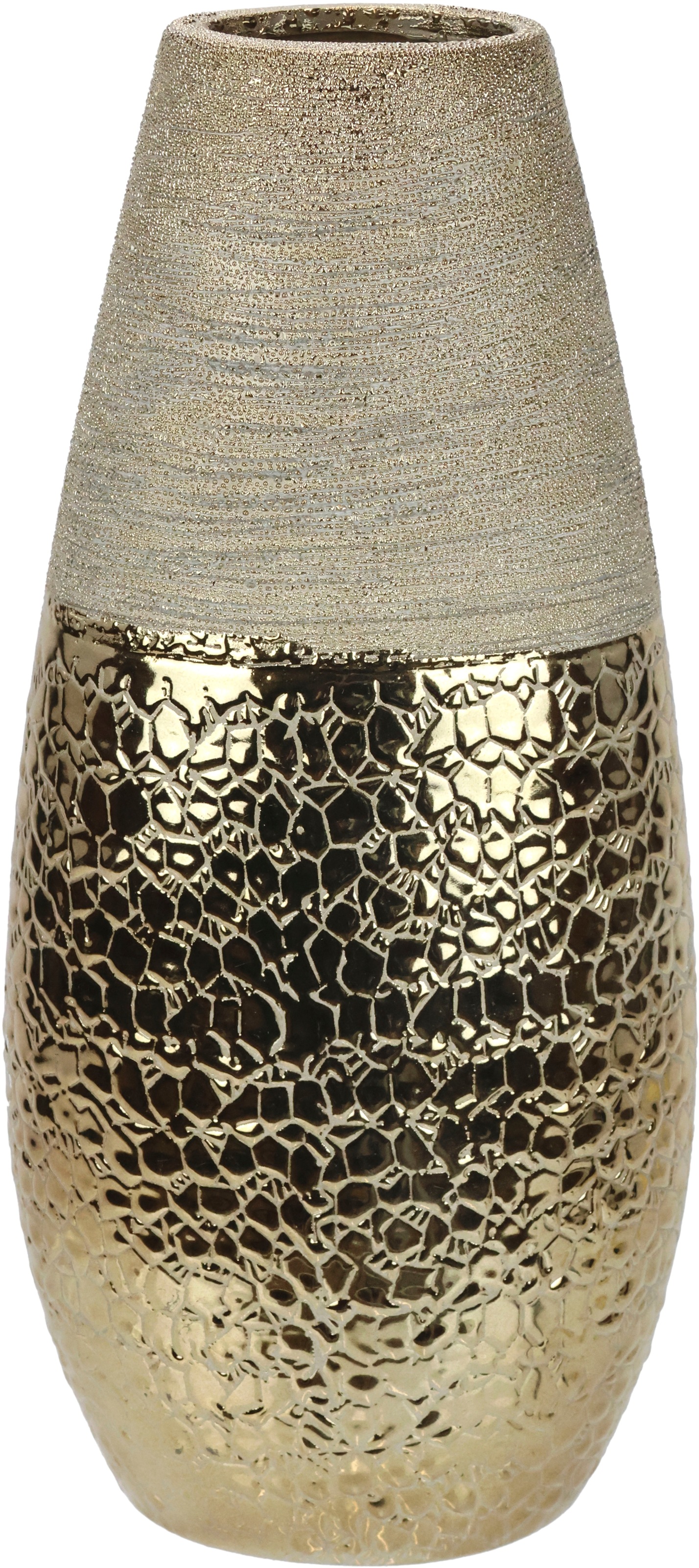 Dekovase I.GE.A. "Blumenvase", braun, B:14cm H:31cm