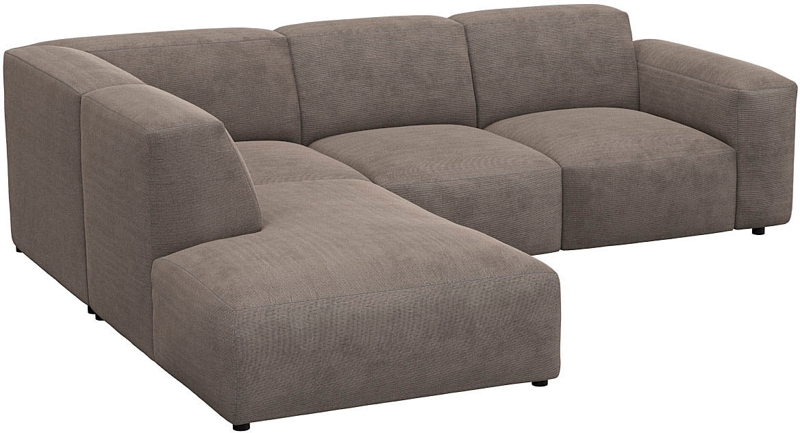 FLEXLUX Ecksofa "Lucera, super bequem durch hochwertigen Sitzaufbau mit Kal günstig online kaufen