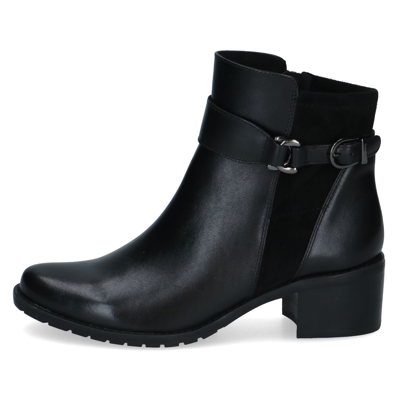 Caprice Stiefelette  Blockabsatz, Ankleboots mit Zierschnalle, bequeme Weite