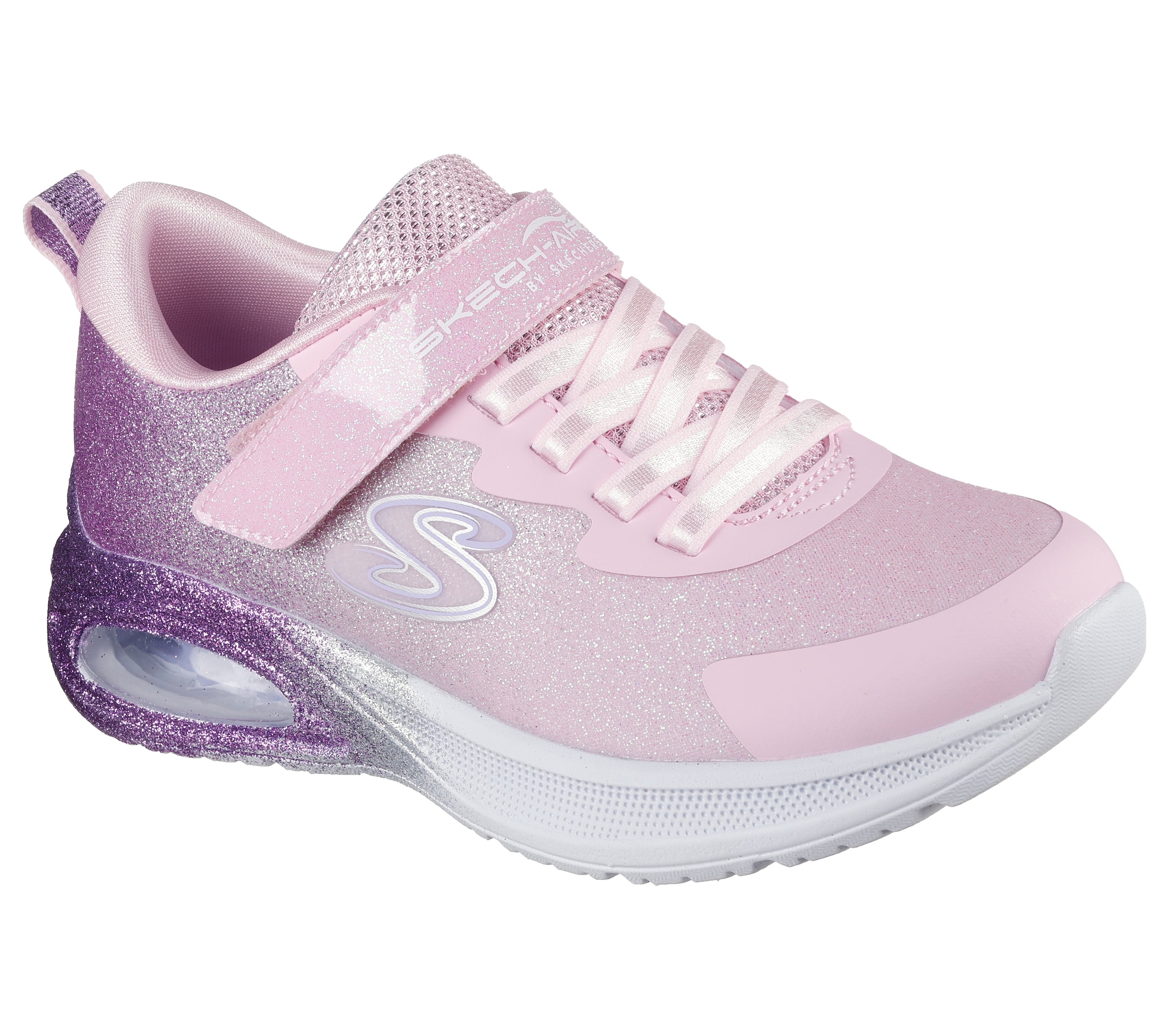 Skechers Sneaker »MICROSPEC MAX ADVANCE«  Klettschuh mit Glitter, Grössenschablone zum Download