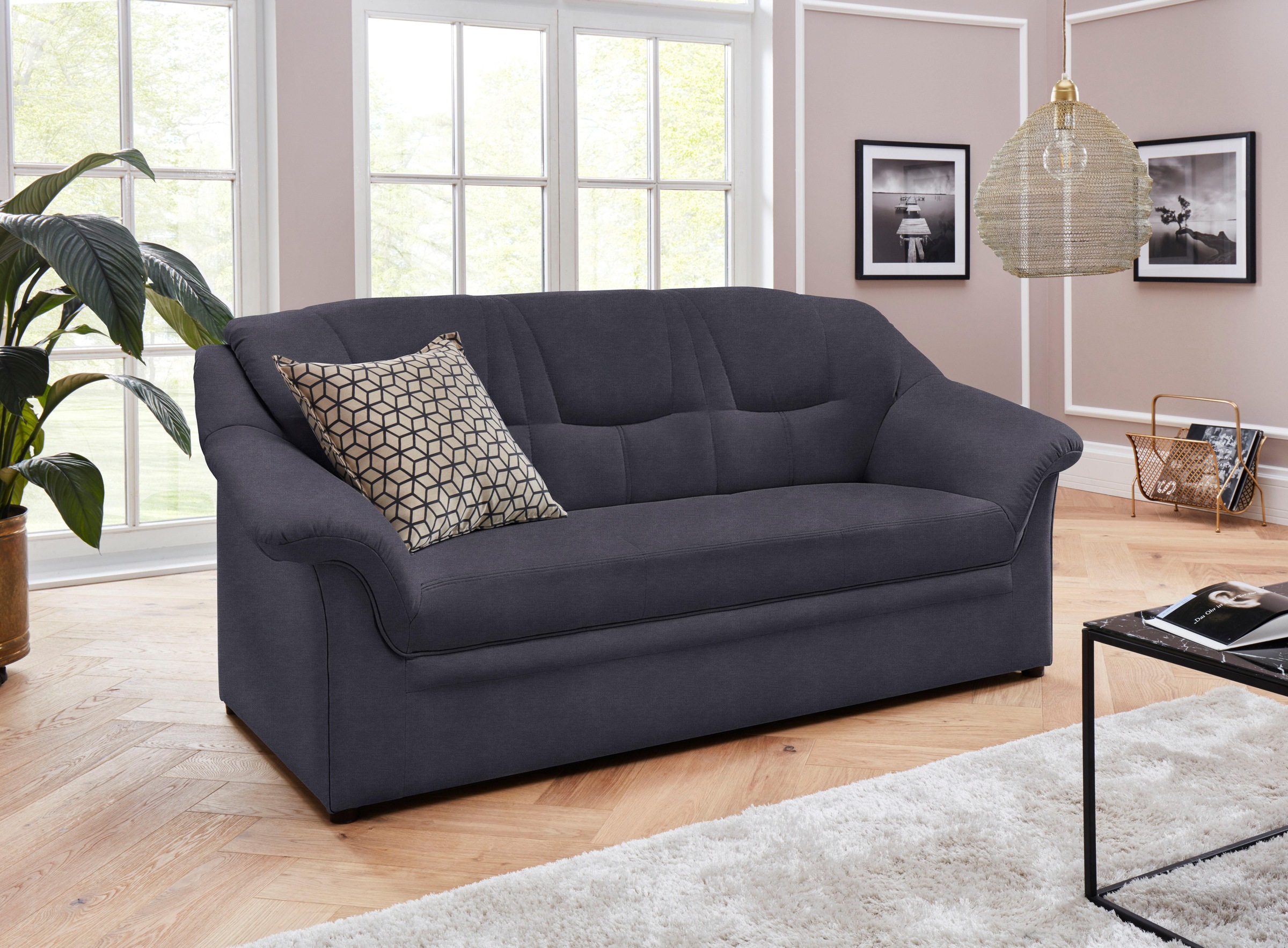 DOMO collection 2,5-Sitzer "Mezia kompakt für kleine Räume, Breite 184cm, k günstig online kaufen