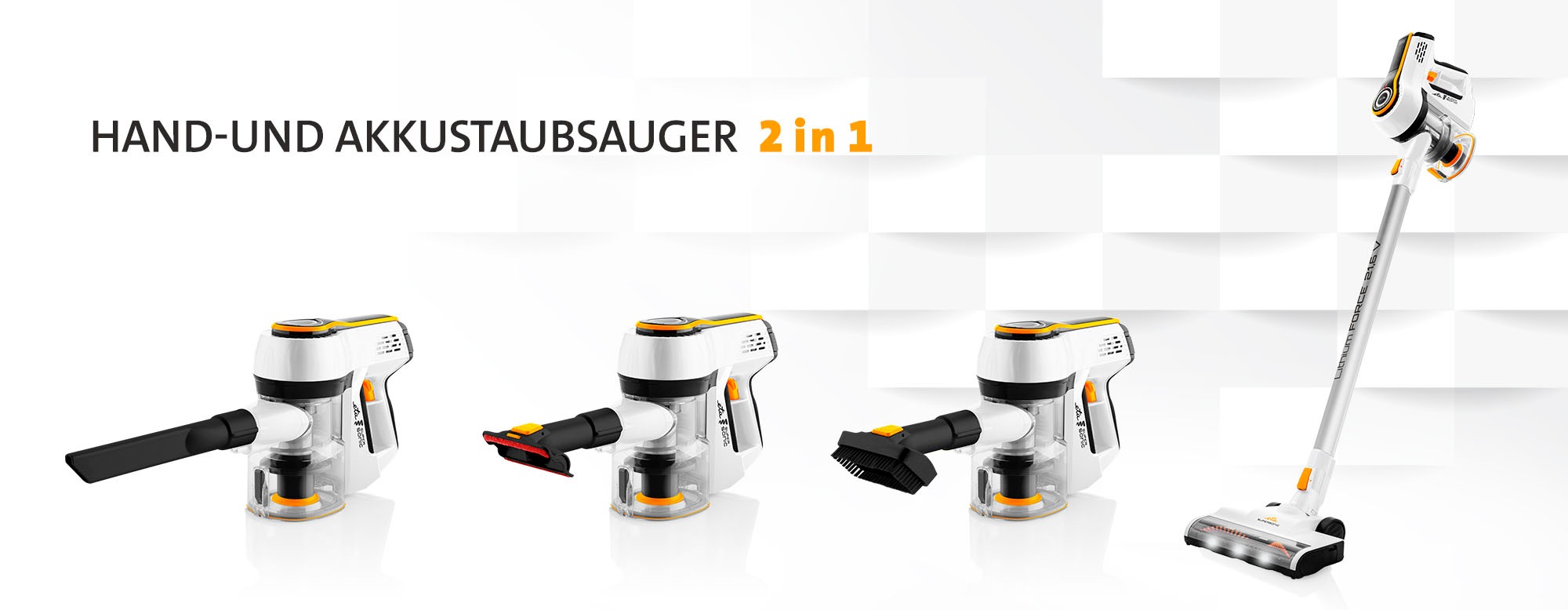 eta Akku-Stielstaubsauger »SUPERSONIC ETA123190000«, 2 in 1, Li-ionen Akku 21,6V