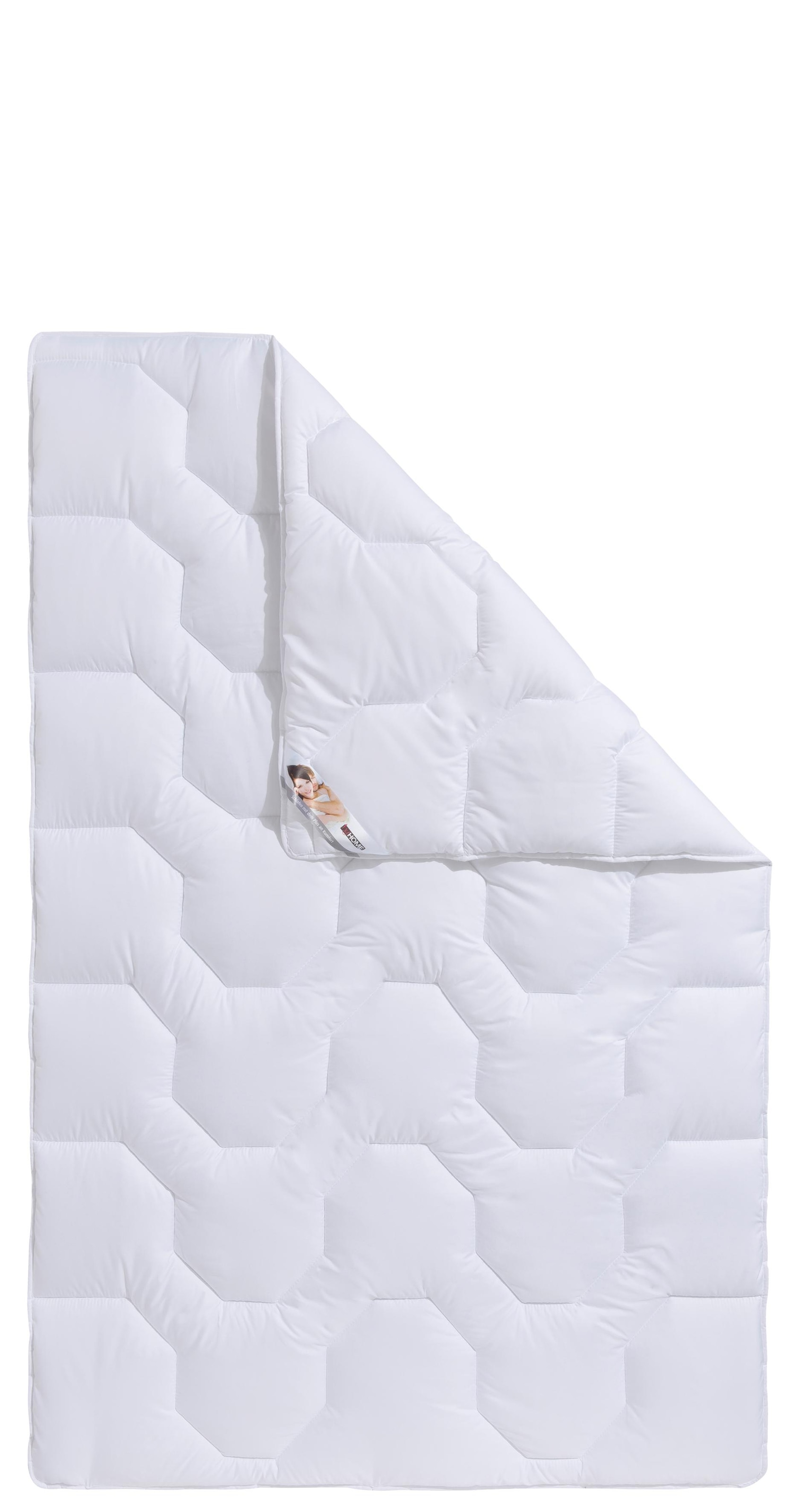 my home Microfaserbettdecke »Rike, Bettdecke 135x200 cm, 155x220 cm«, normal, Füllung Polyester, Bezug Polyester, (1 St.), Bettdecken, Sommer, Winter, 4 Jahreszeiten, Decke kochfest bis 95°C