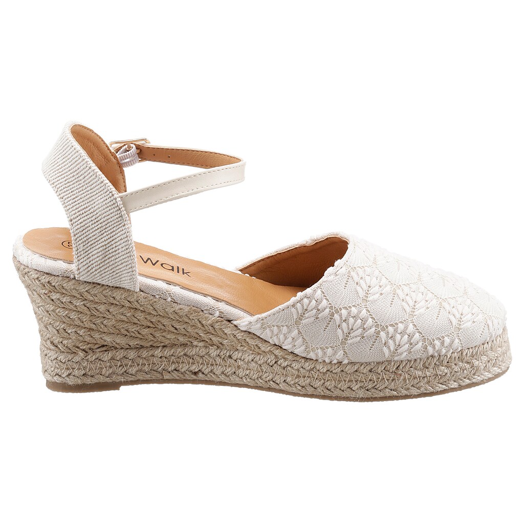 CITY WALK Keilsandalette, mit verstellbarem Riemchen