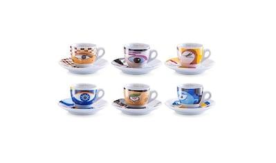 Zeller Present Espressotasse »Magic Eyes«, (Set, 12 tlg.), 6 Tassen, 6 Untertassen kaufen