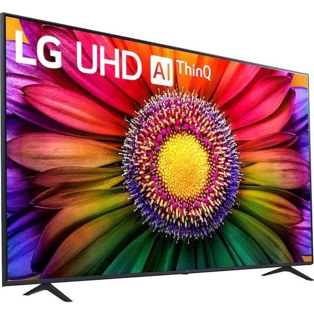 LG LED-Fernseher »75UR80006LJ«, 189 cm/75 Zoll, 4K Ultra HD, Smart-TV, UHD,α5  Gen6 4K AI-Prozessor,HDR10,AI Sound Pro,Filmmaker Mode auf Raten bestellen