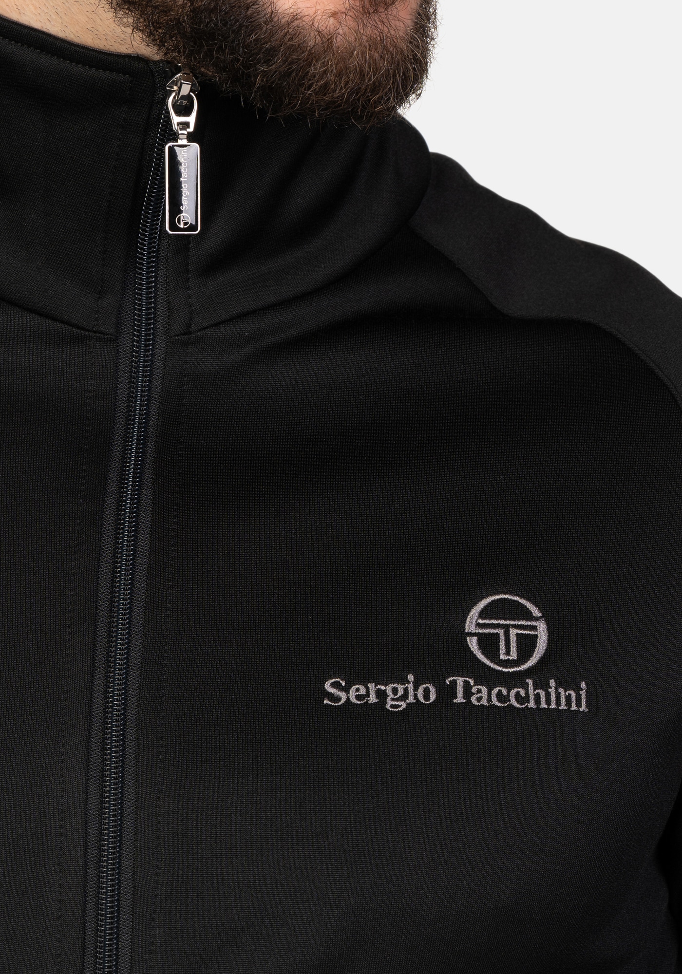 Sergio Tacchini Trainingsjacke »NEW DALLAS TRACK TOP Herren«, ohne Kapuze, Trainingsjacke Herren, leichte Jacke, Retro, Sportjacke, Outdoor, Sale