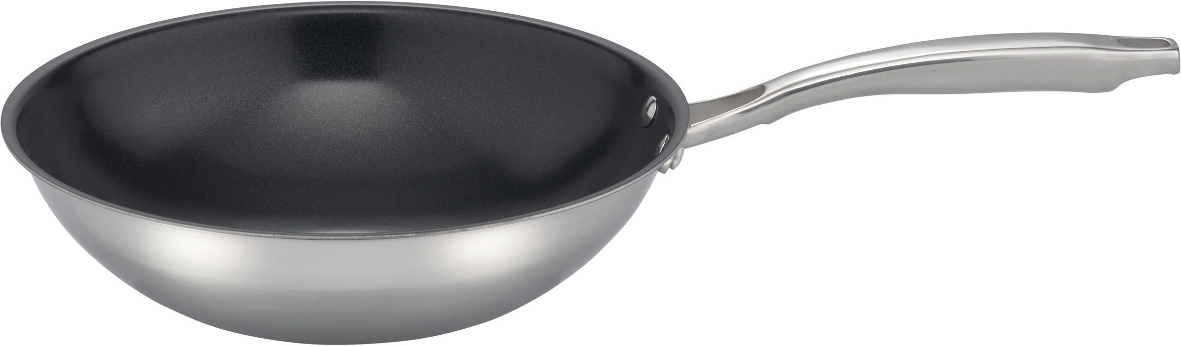 Hanseatic Wok »hanseatic«, Edelstahl, aus Dreischicht-Material mit Antihaft günstig online kaufen