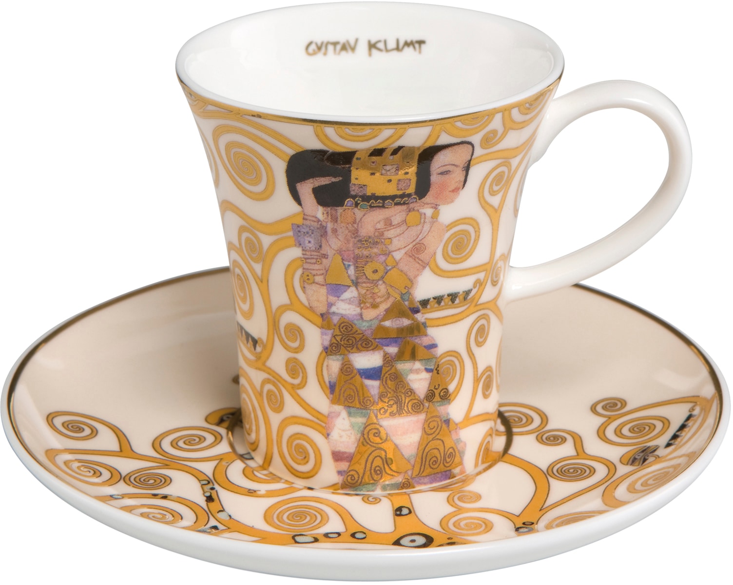 Espressotasse »Die Erwartung«, von Gustav Klimt
