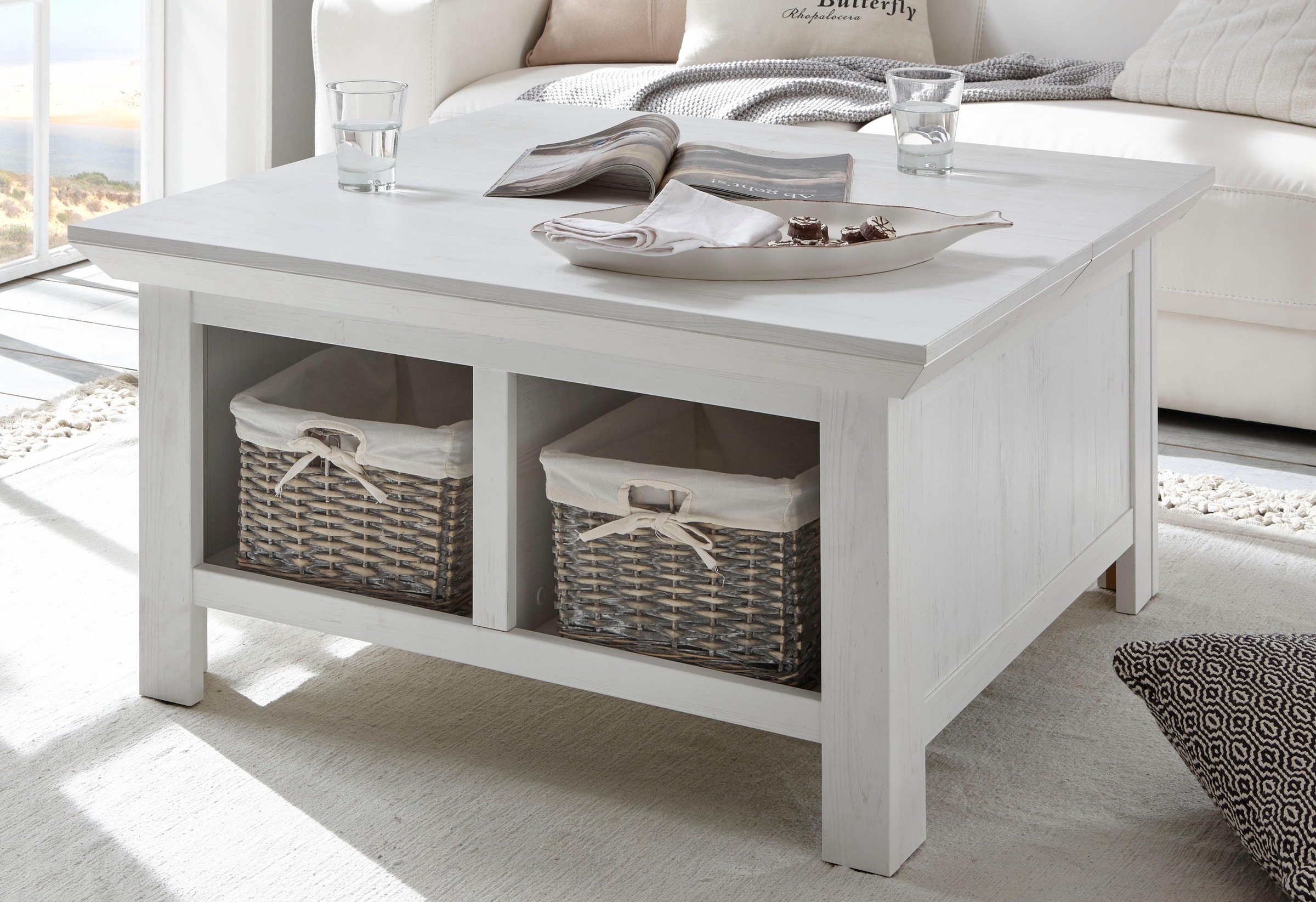 Home affaire Couchtisch »California« Breite ca. 93 cm günstig online kaufen