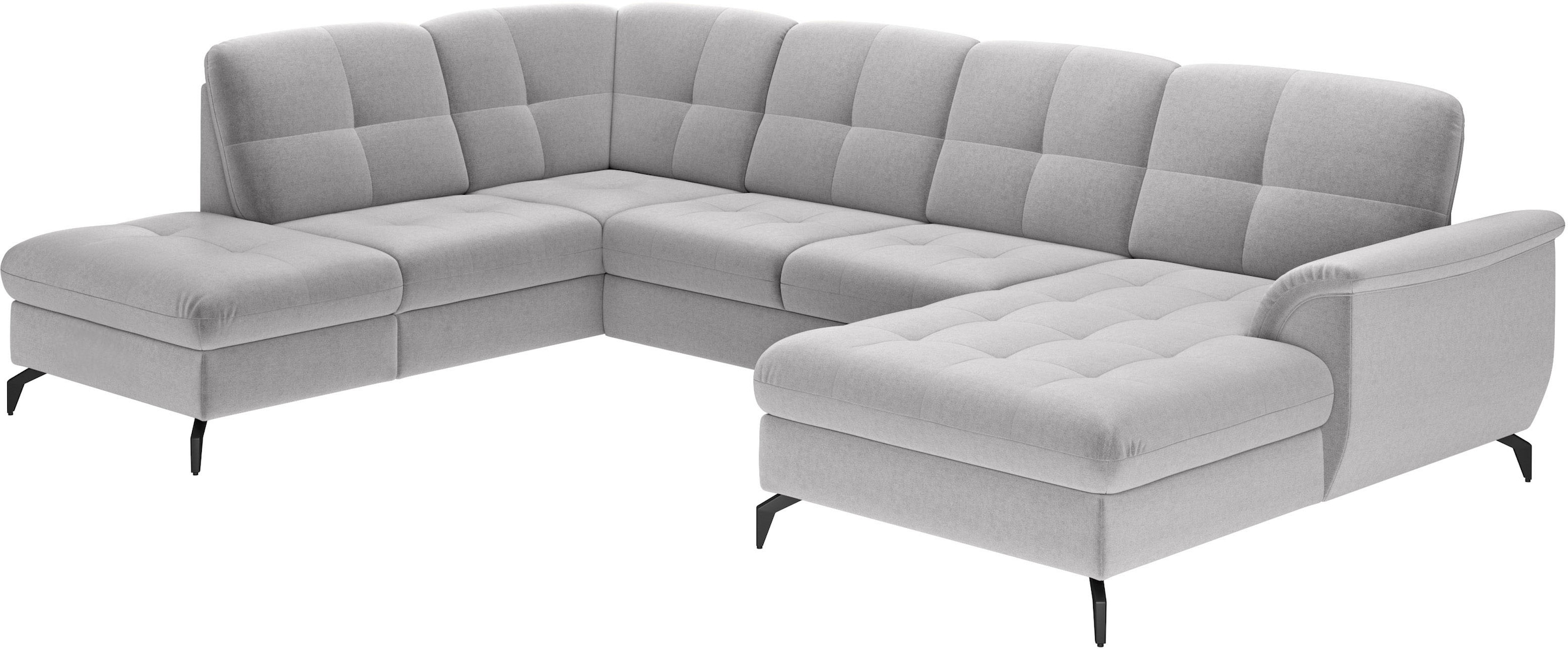 sit&more Wohnlandschaft »Zora U-Form«, wahlweise mit Bettfunktion und Bettkasten