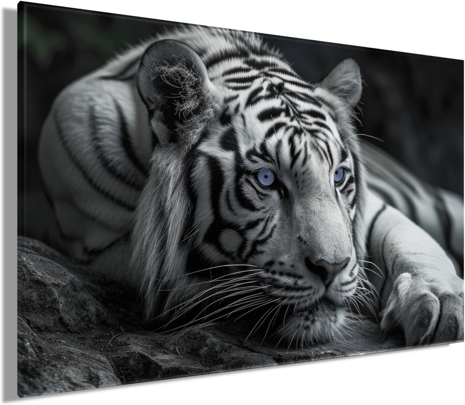 Bönninghoff Bild »TIGER 78x118 cm – Leinwandbild Keilrahmen Deko modern«