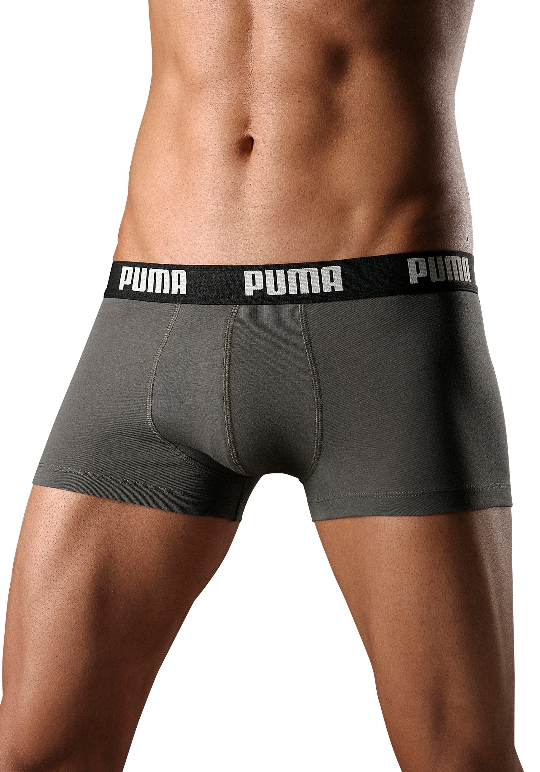 PUMA Hipster, (Packung, 3er-Pack), mit Logoschriftzug auf breitem Bund