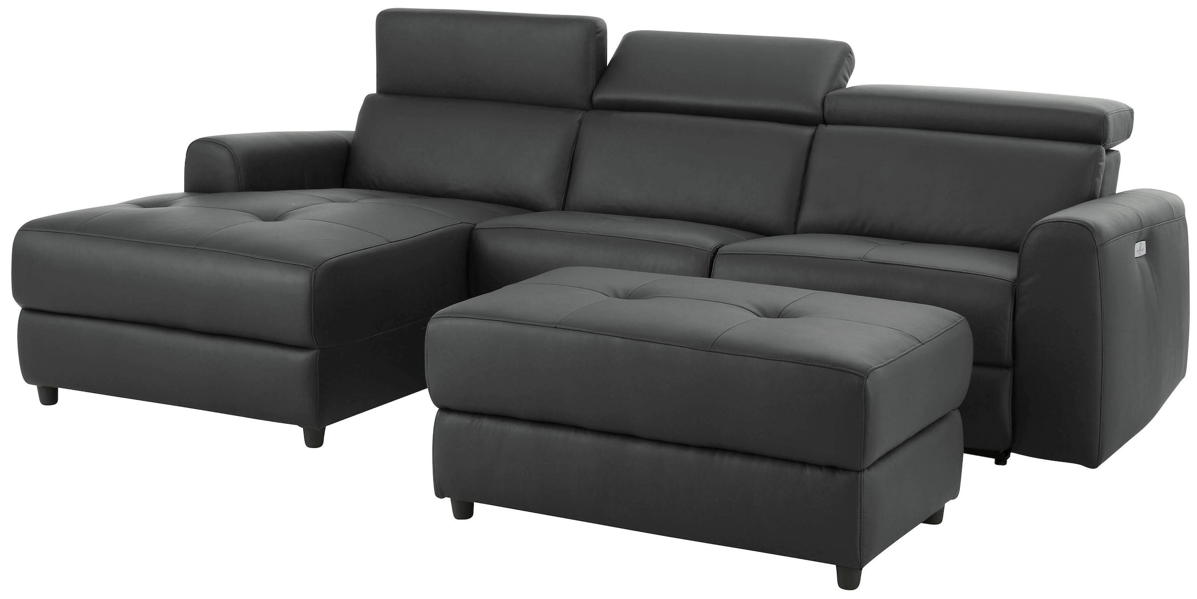 Home affaire Ecksofa »Sentrano, L-Form,«, 275 cm, man. o. elektr. Relaxfunktion und USB/Kopfverstellung