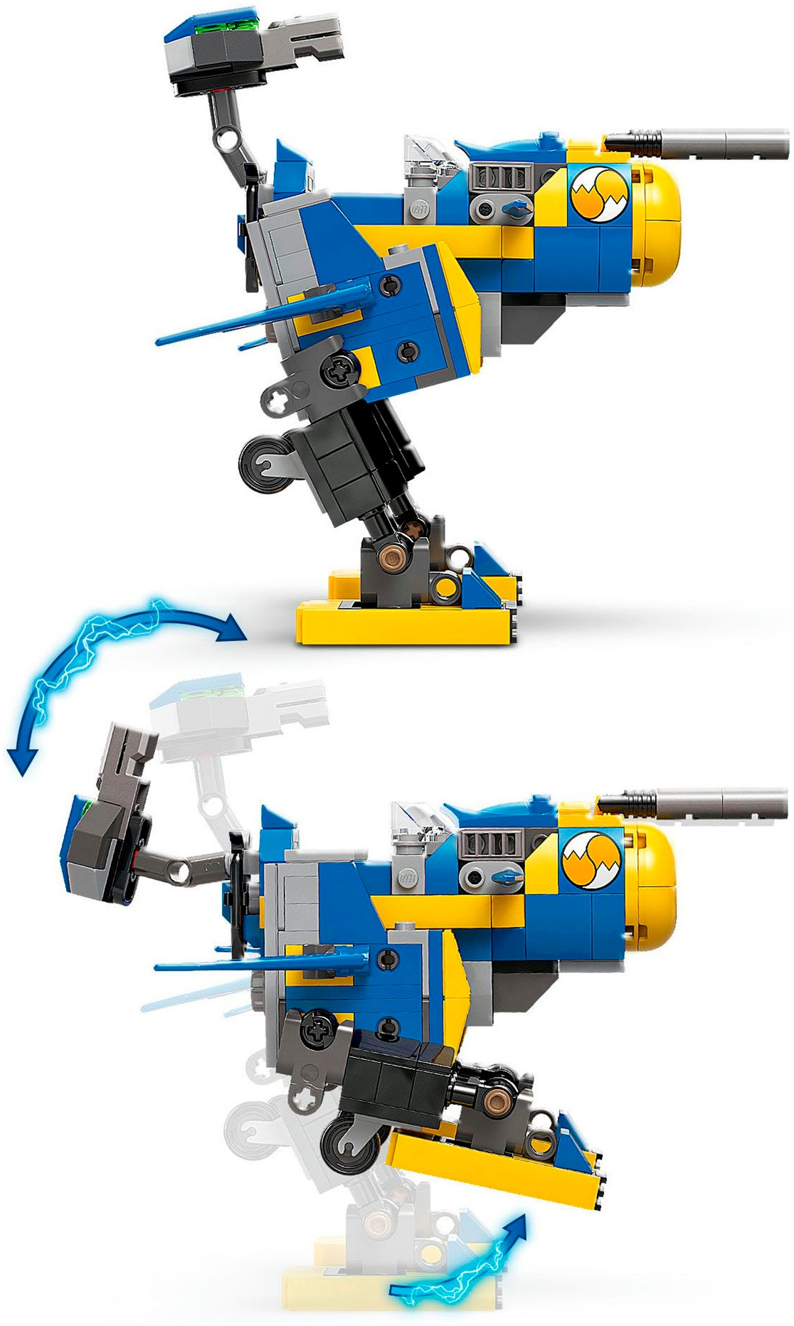 LEGO® Konstruktionsspielsteine »Cyclone vs. Metal Sonic (77002), LEGO Sonic«, (290 St.), Made in Europe
