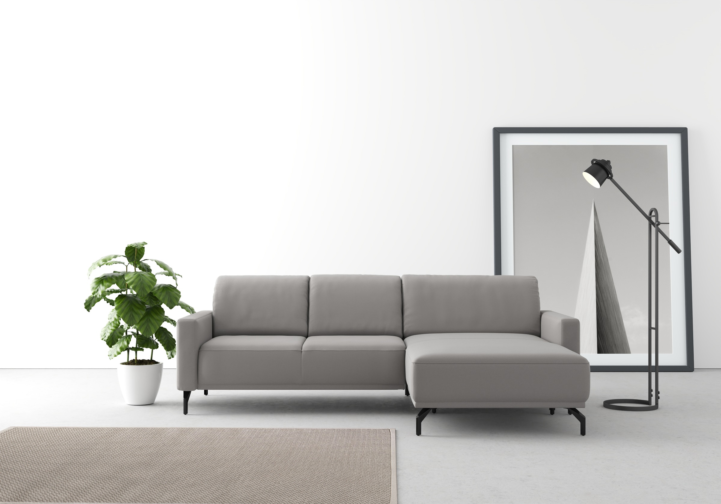 sit&more Ecksofa »Bailando L-Form«, wahlweise mit Kopfteilverstellung und V günstig online kaufen