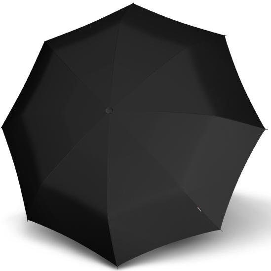 Knirps® Taschenregenschirm bestellen black«, Medium uni mit »T.260 Rundhakengriff, jetzt Rundhakengriff Duomatic