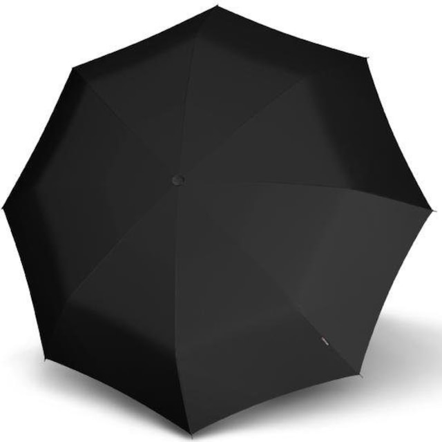 Knirps® Taschenregenschirm »T.260 Medium Duomatic Rundhakengriff, uni black«,  mit Rundhakengriff jetzt bestellen
