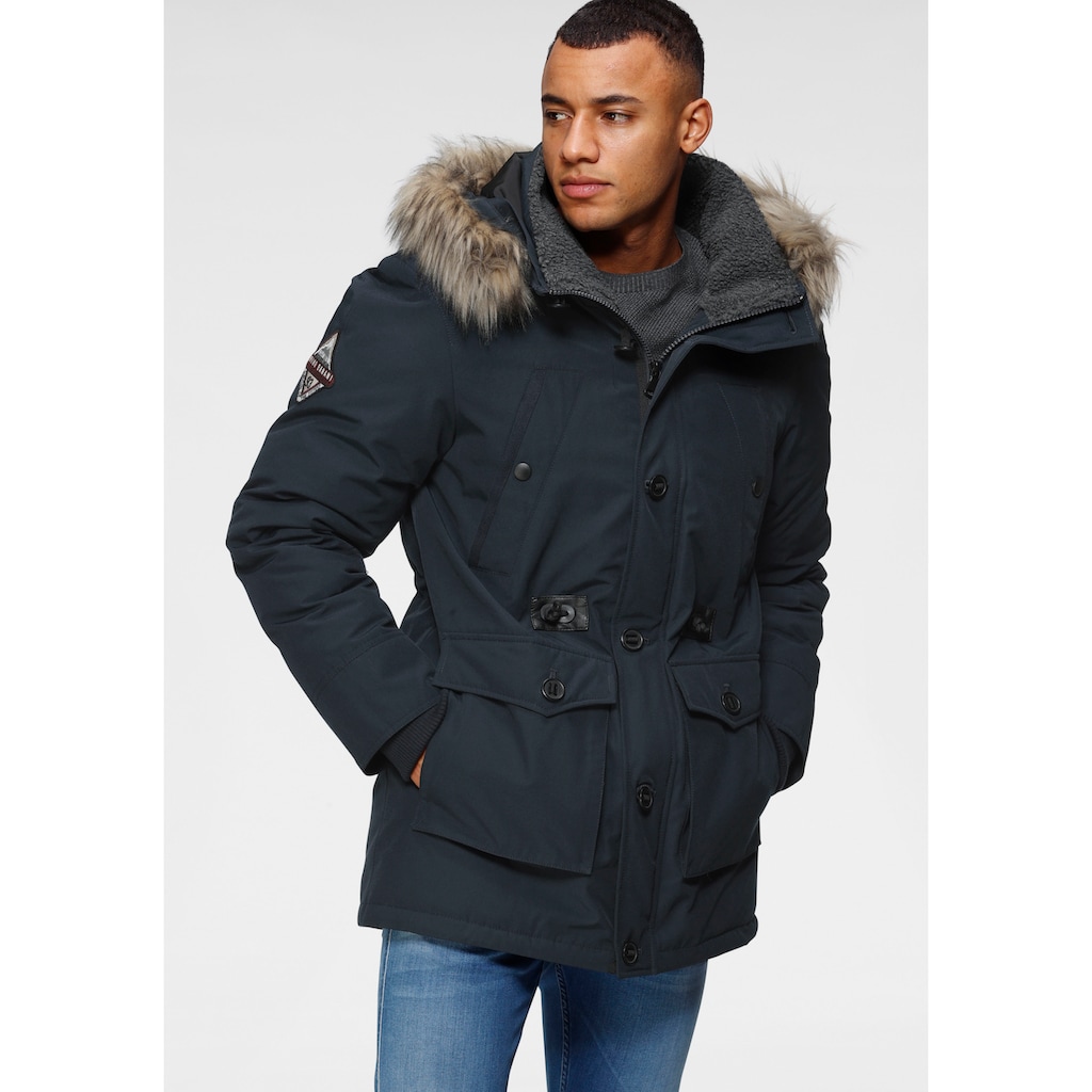 Bruno Banani Parka, mit Kapuze