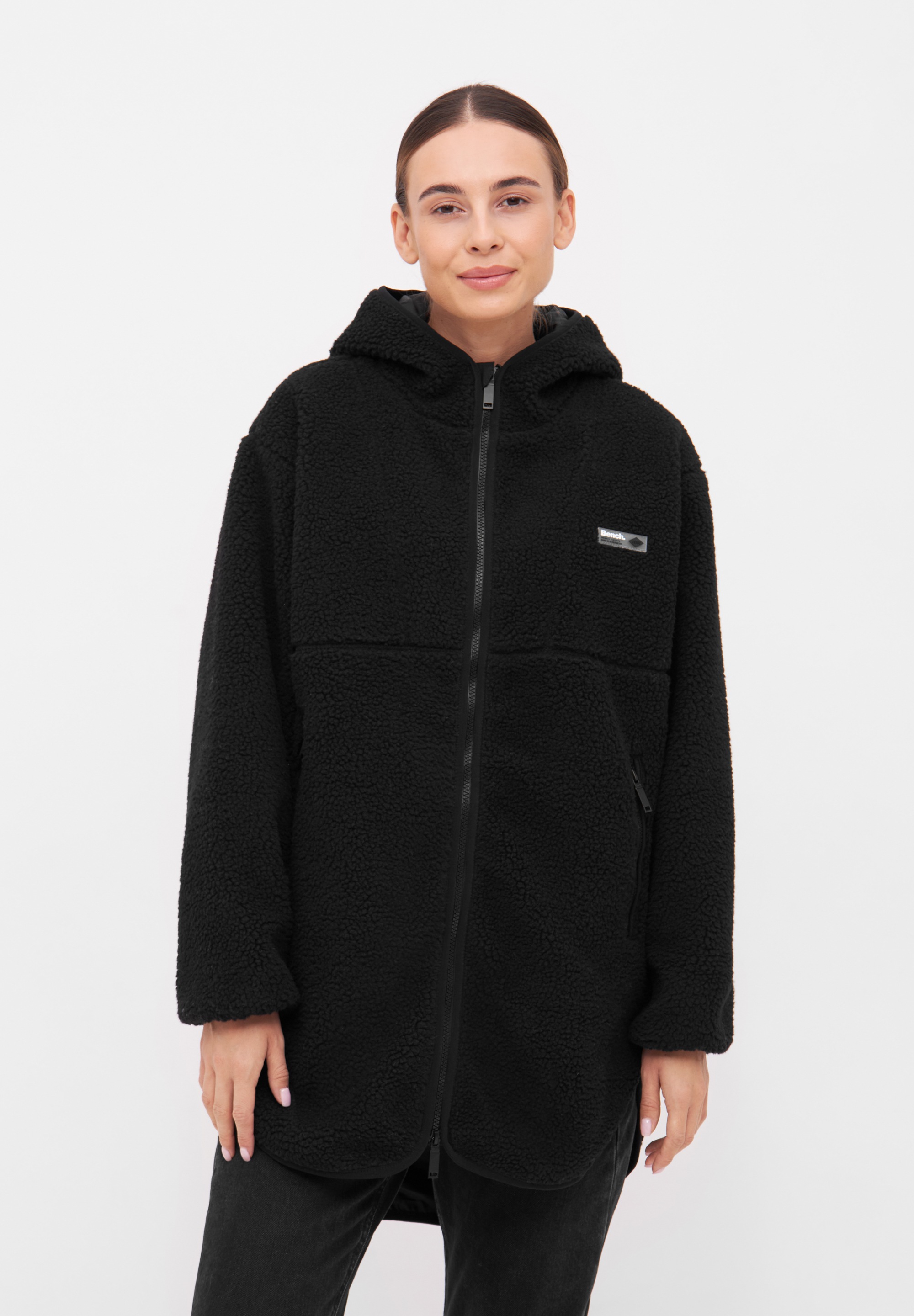 Bench. Fleecejacke »BRILLI«, mit Kapuze