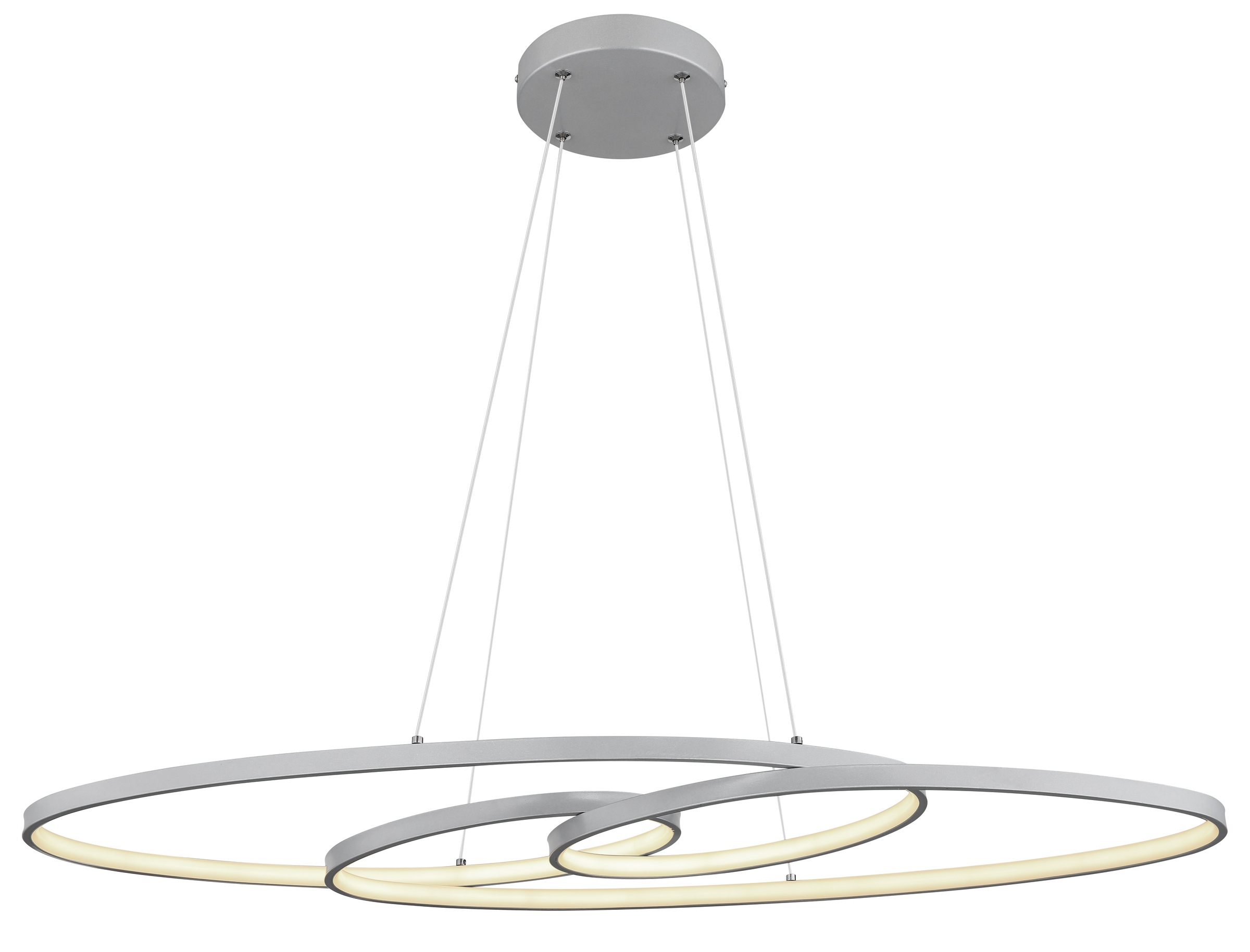 GLOBO LIGHTING LED Pendelleuchte »SPIRA«, Leuchtmittel LED-Modul | LED fest integriert, Hängelampe/Hängeleuchte/Wohnzimmer/Esstisch/elegant