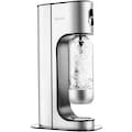 AQVIA Wassersprudler »Exclusive«, Edelstahl, inkl. 2 Kunststoff-Flaschen, je 1000 ml, ohne CO2-Zylinder