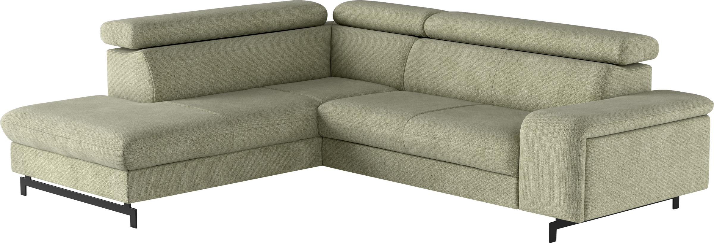 COTTA Ecksofa »Emma L-Form«, mit Kopfteilverstellung, wahlweise mit Bettfunktion & Bettkasten