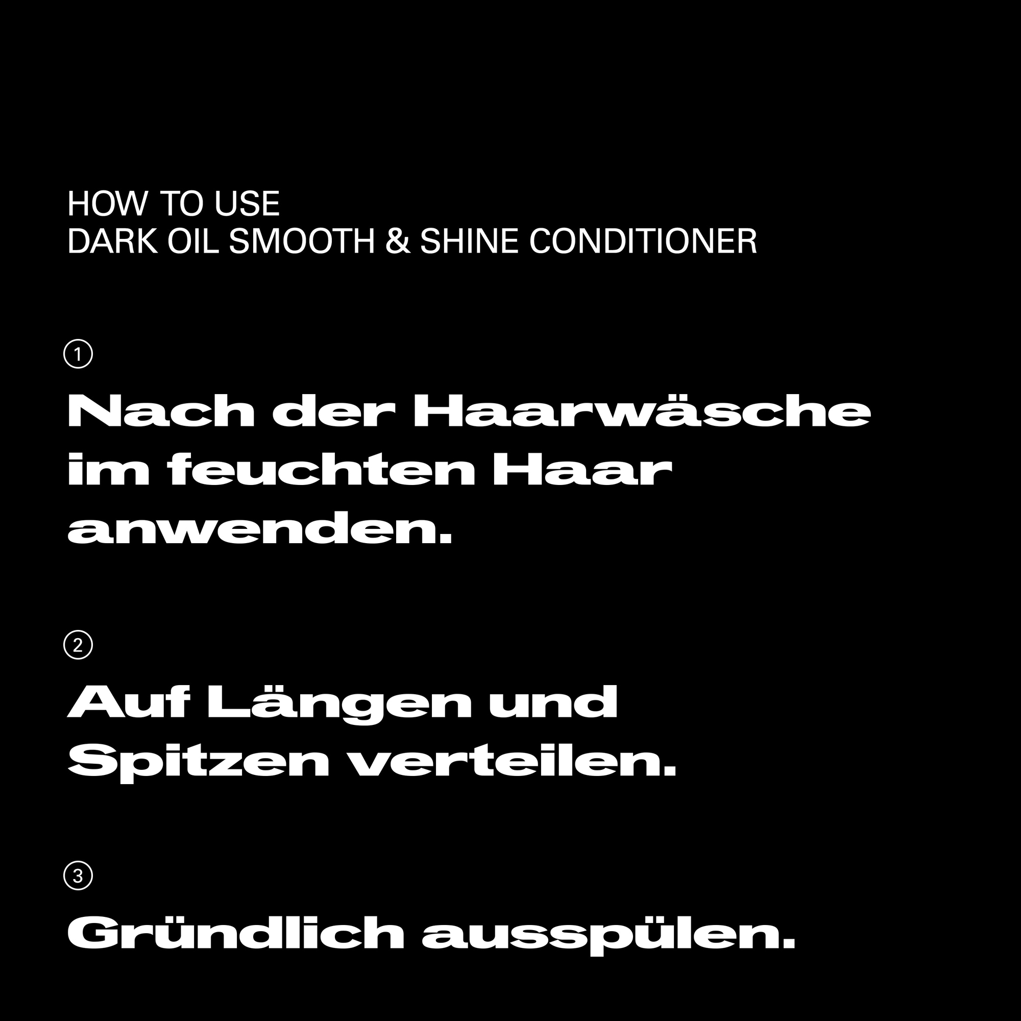Sebastian Professional Haarspülung »Dark Oil Conditioner« für geschädigtes, glanzloses, trockenes und widerspenstiges Haar