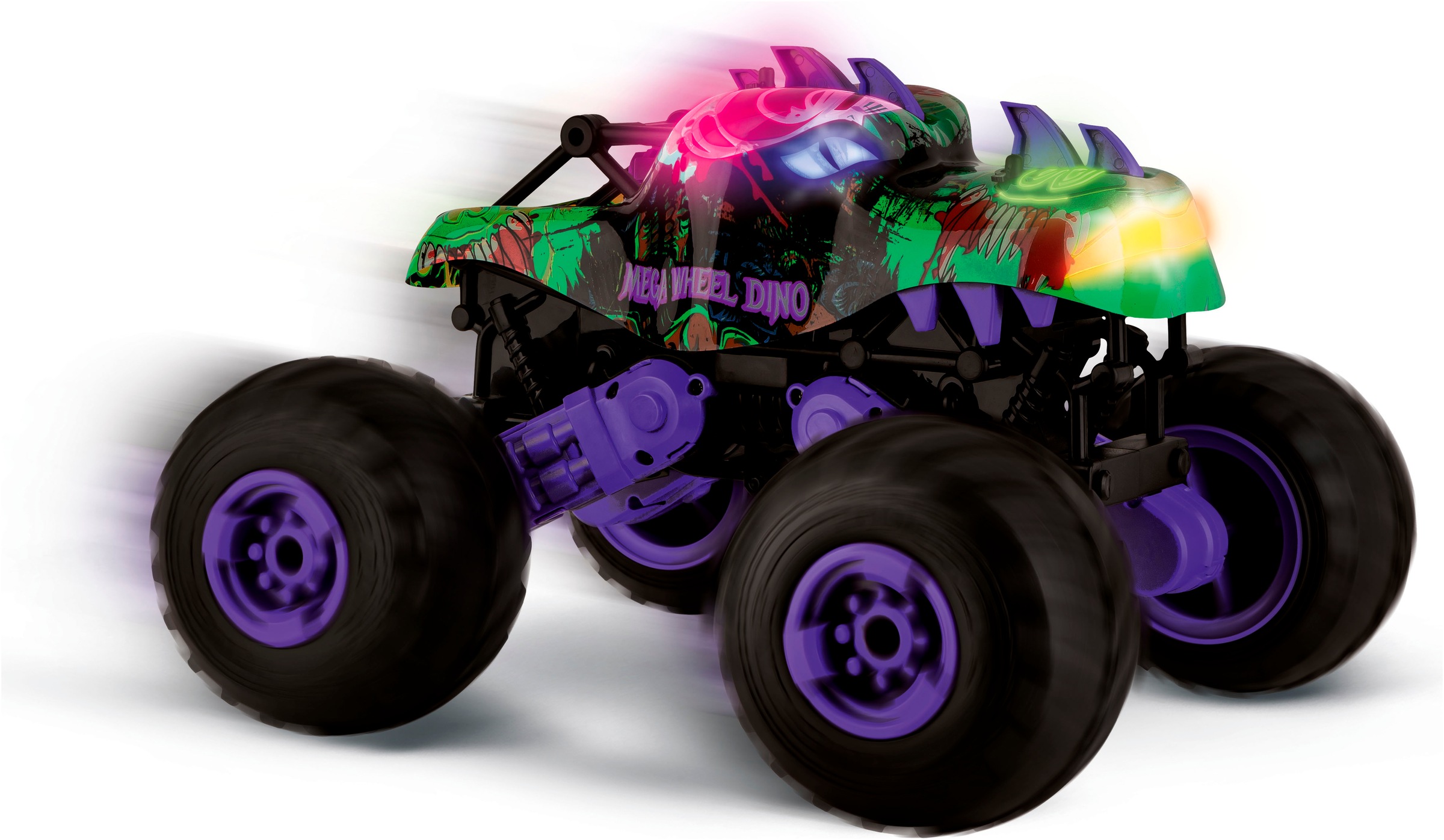 Carrera® RC-Monstertruck »Carrera® RC, Mega Wheel Dino, 2,4 GHz«, mit LED-Kabel