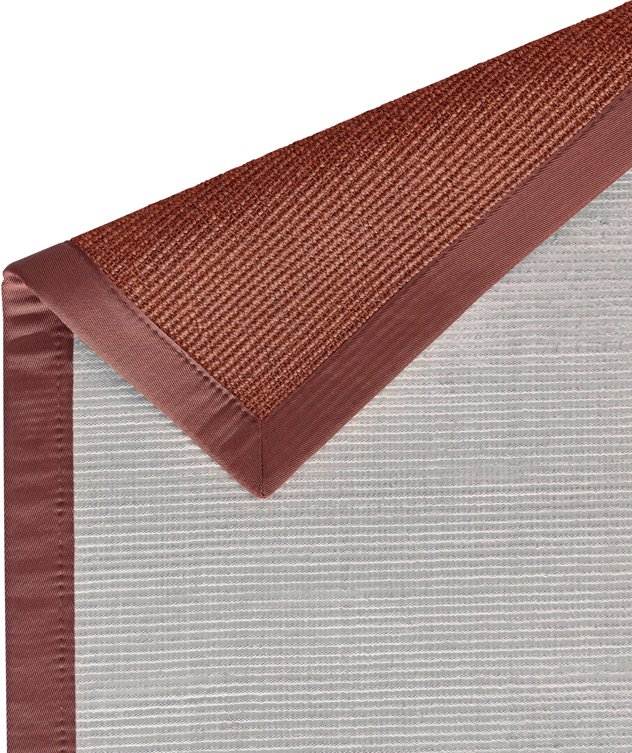 Dekowe Sisalteppich »Mara S2 mit Bordüre«, rechteckig, 5 mm Höhe, Flachgewebe, Material: 100% Sisal, Wohnzimmer