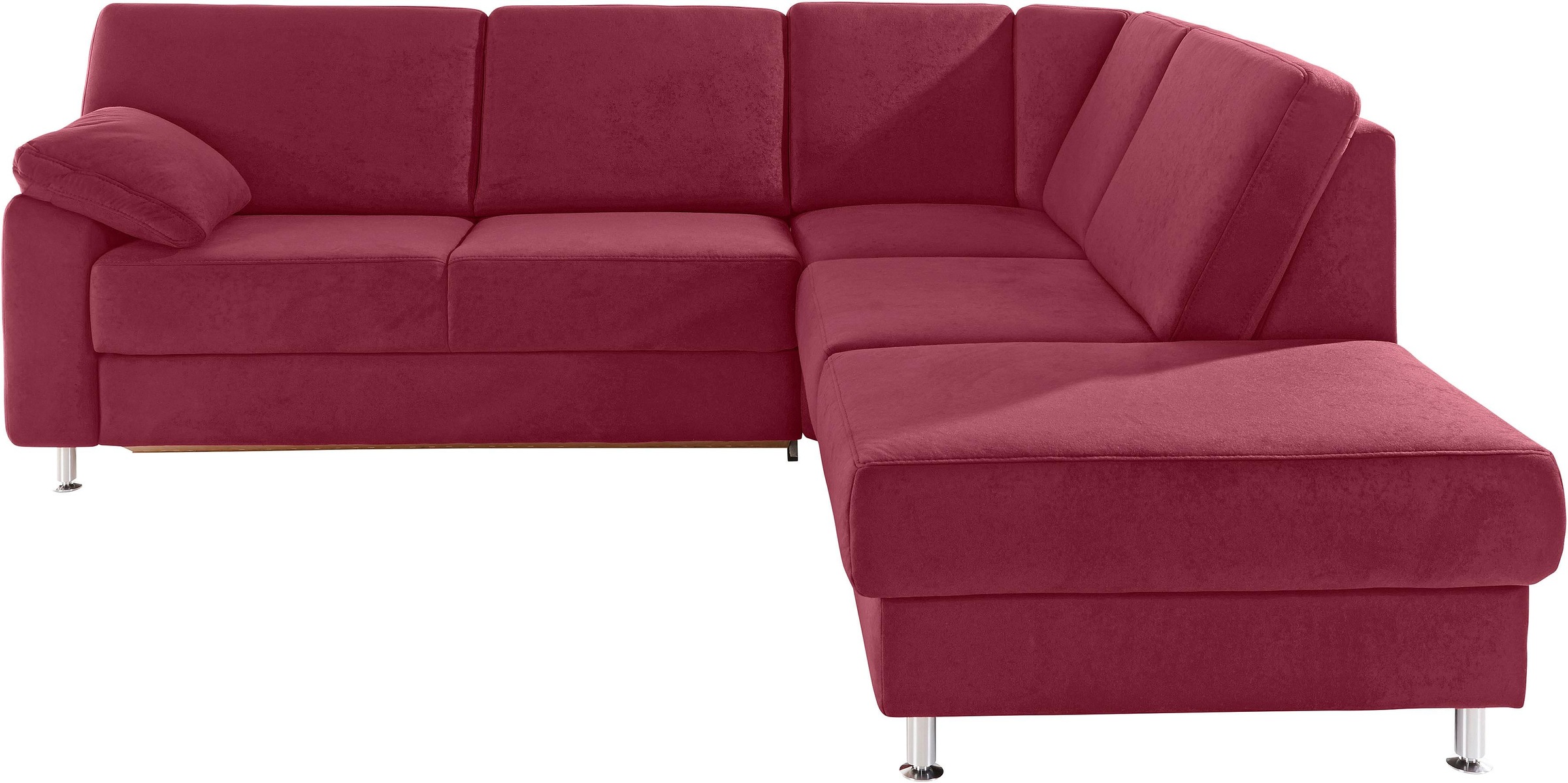 sit&more Ecksofa »Belfort L-Form«, wahlweise mit Vorziehsitz und Bettkasten