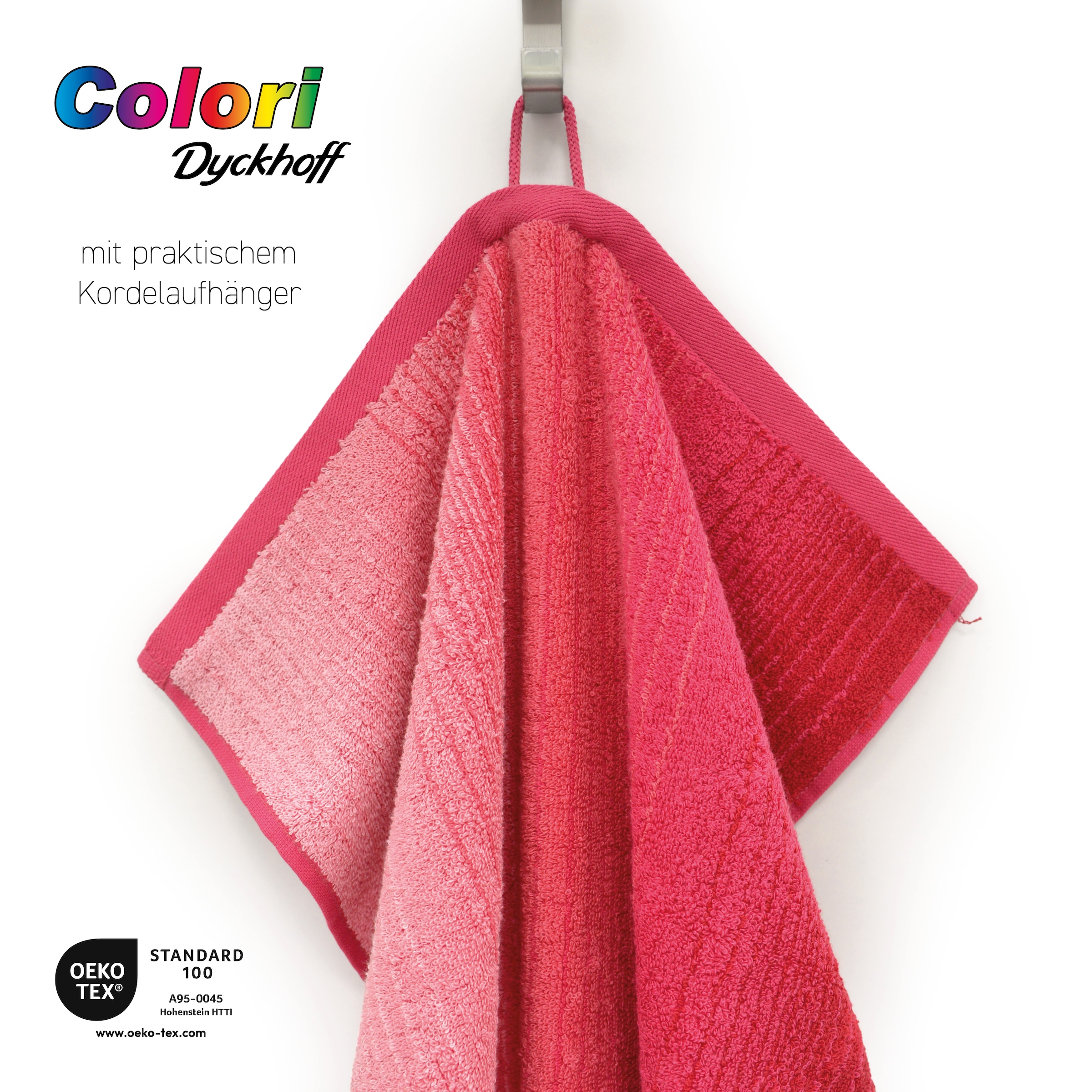 Dyckhoff Handtuch Set »mit Farbverlauf«, Set, 6 tlg., Walkfrottee, mit Farbverlauf;4 Handtücher (50x100cm), 2 Duschtücher (70x140cm)