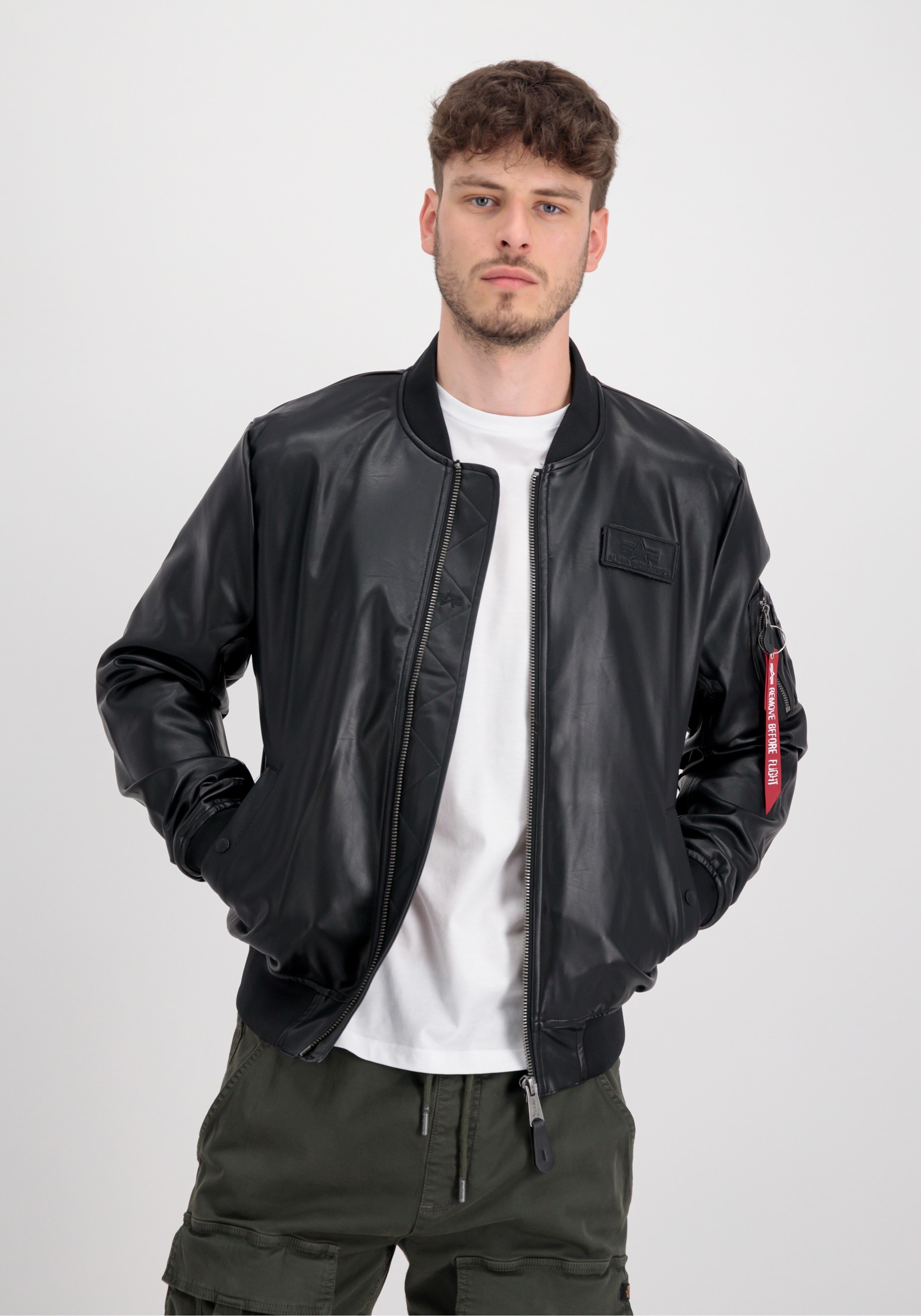 Alpha Industries Lederjacke »Alpha Industries Men - Leather & Vegan Jackets«