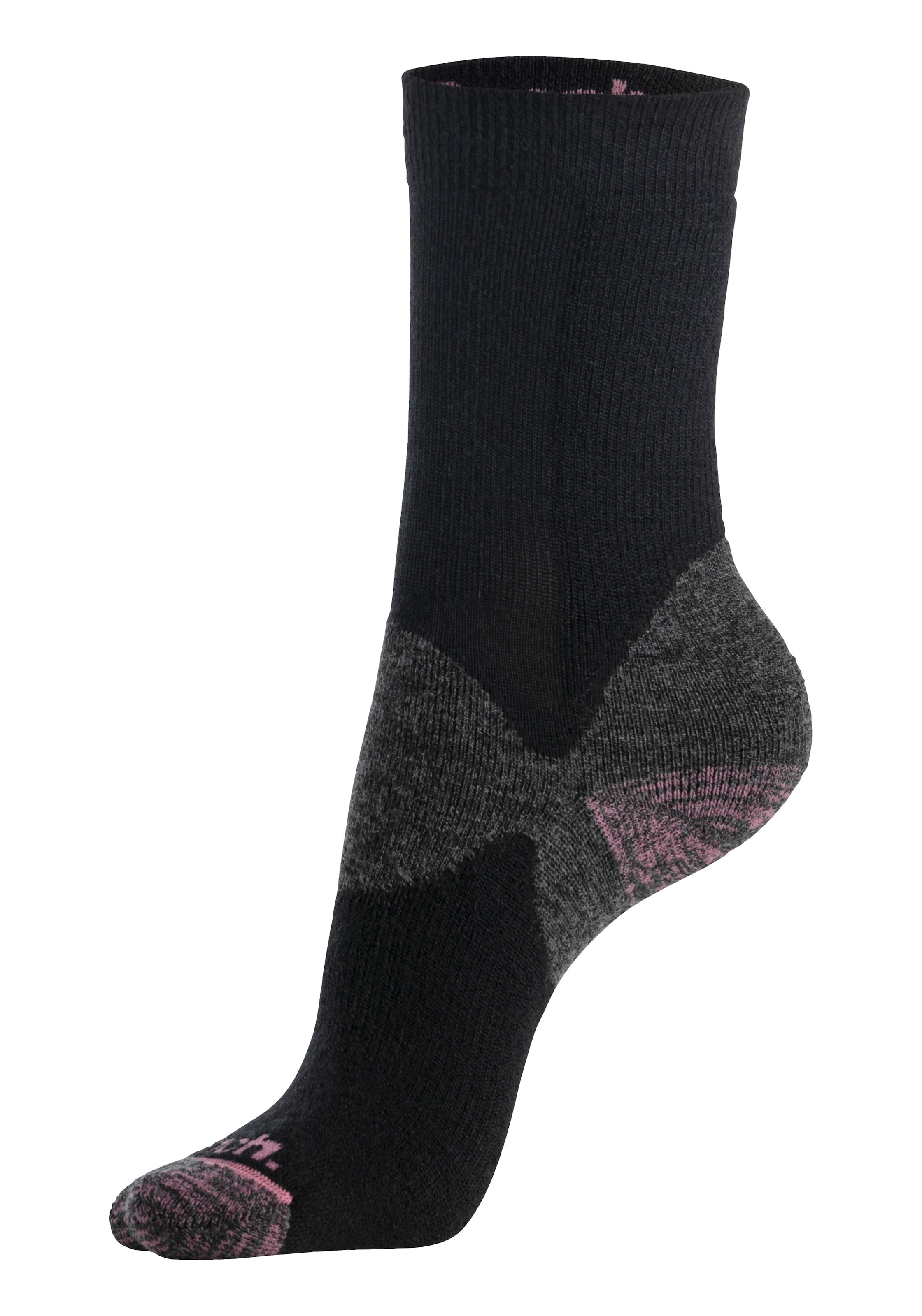 Bench. Wandersocken, (2 Paar), Wollsocken aus flauschigem Material mit 36% Wolle