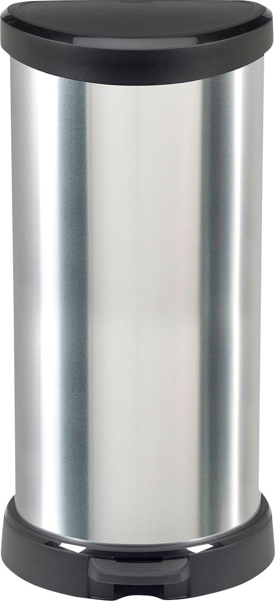 Spirella Atlanta Silver Abfalleimer Mülleimer Eimer 5 Liter Swiss Design Silber 